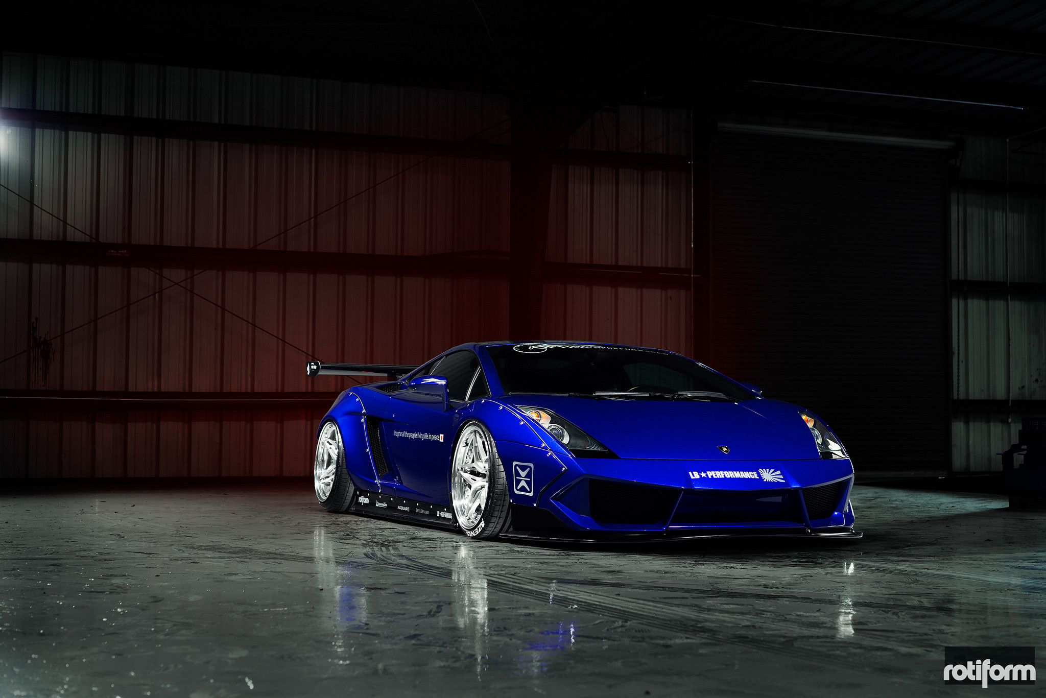 LB Performance Wide Body Kit for Lamborghini Gallardo - Photo by Rotiform