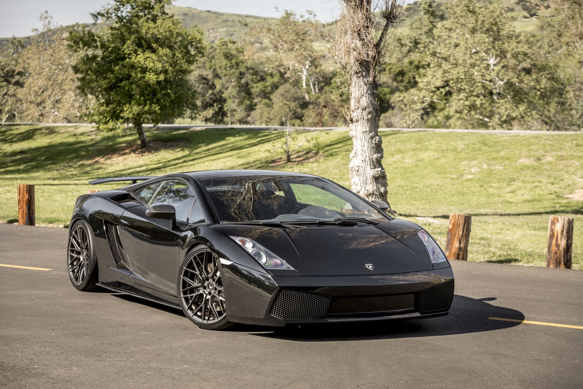 Lamborghini Gallardo Black зад