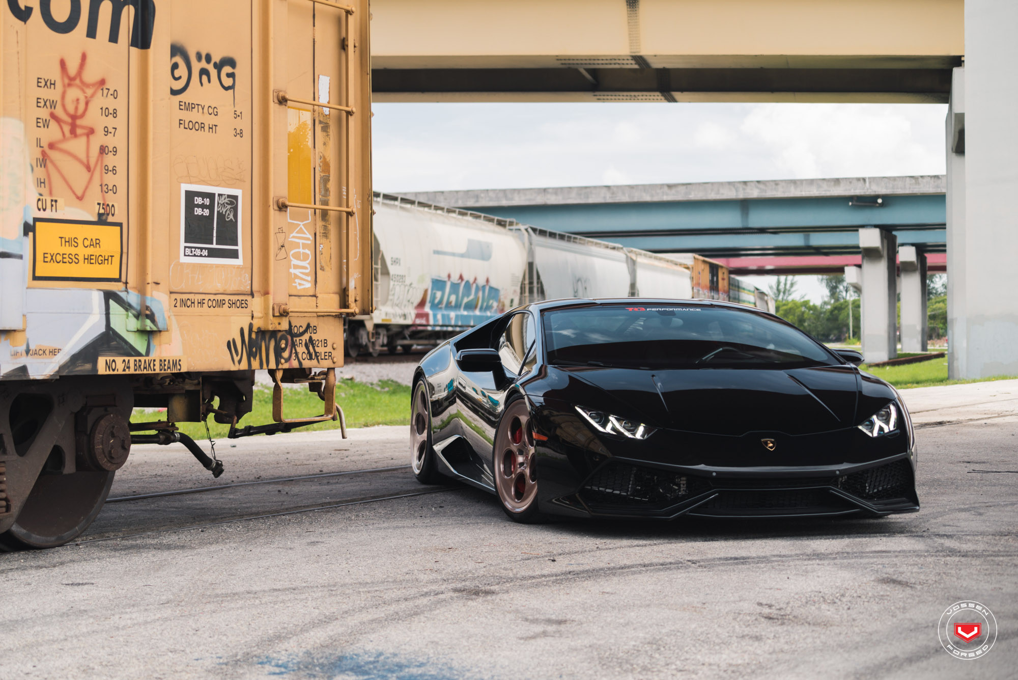 Lamborghini Huracan on Forged LC Series Wheels - Photo by Vossen