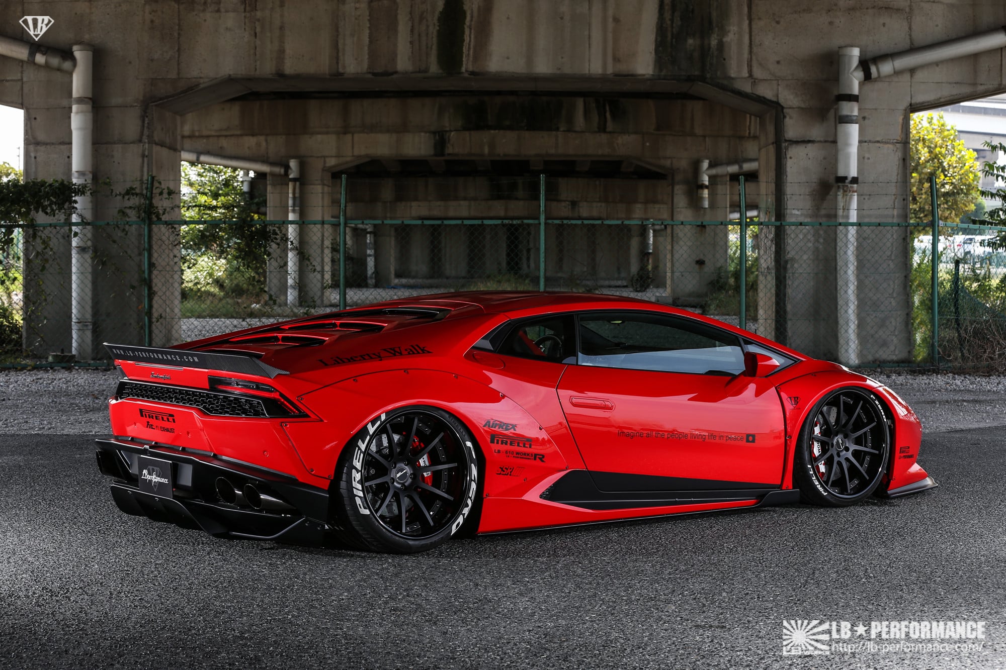 Mighty Lamborghini Huracan With a Liberty Walk Body kit | CARiD.com Gallery
