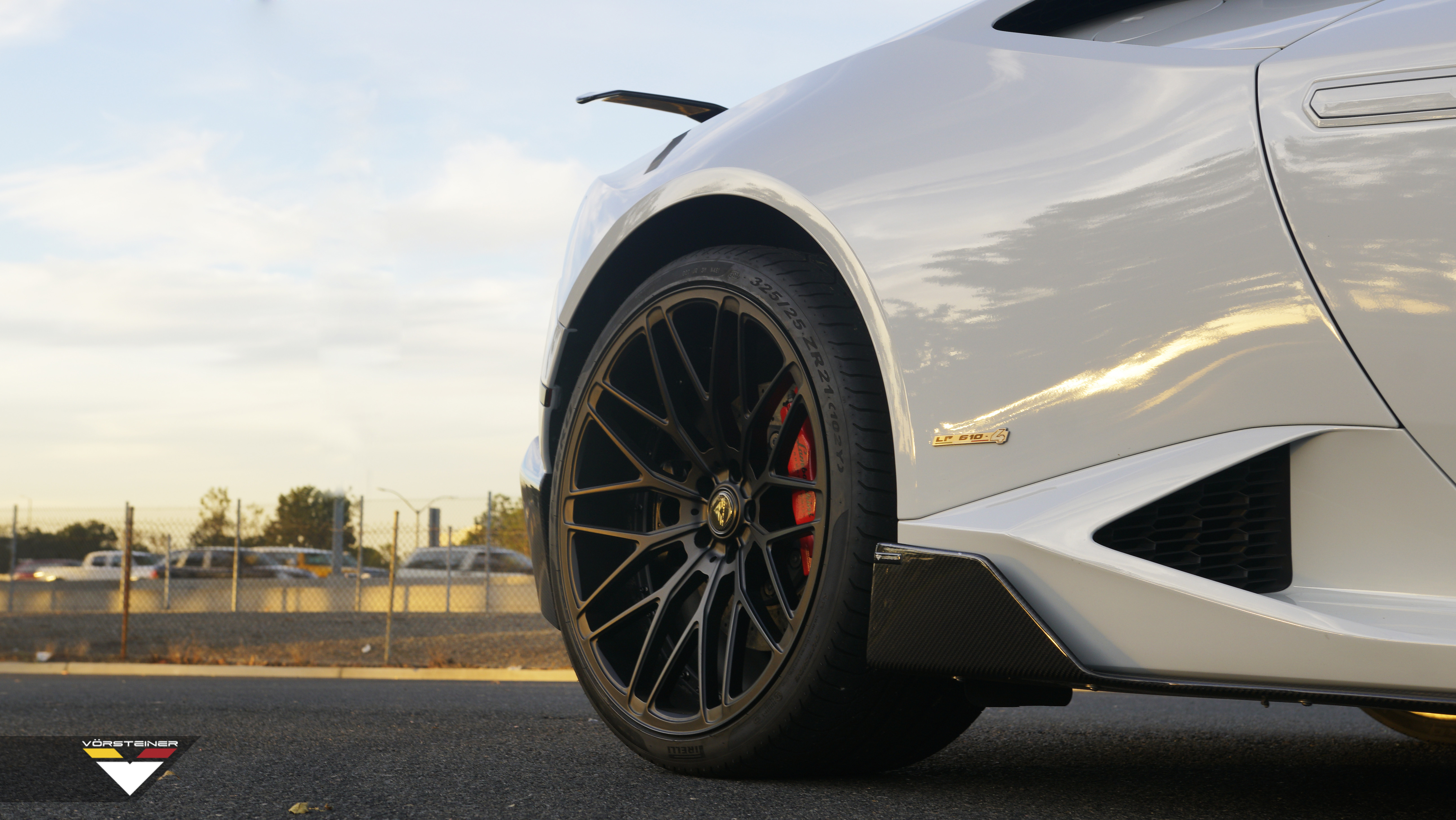 Custom White Lamborghini Huracan on Vorsteiner Wheels - Photo by Vorstiner