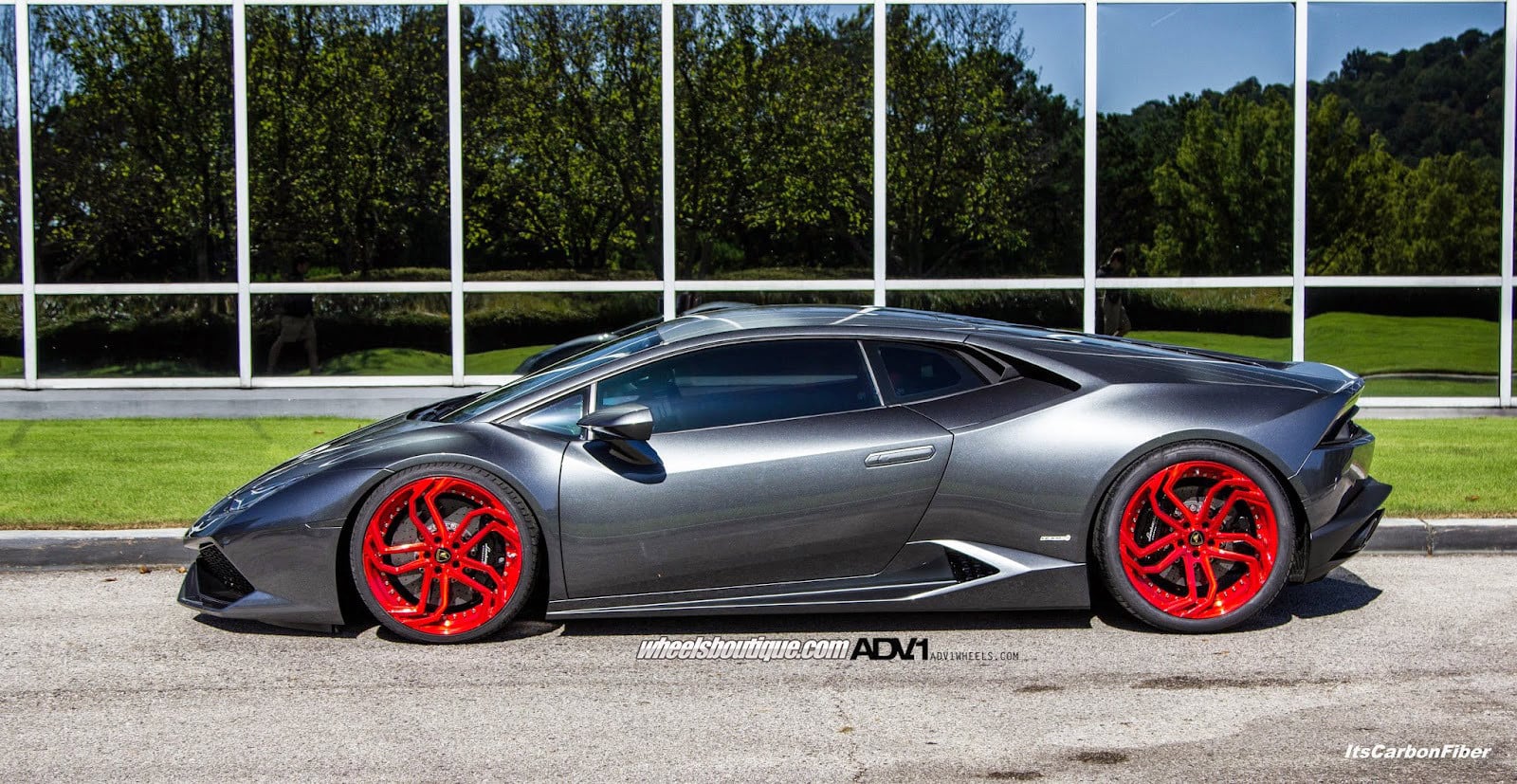Grey Metallic Lamborghini Huracan - Photo by ADV.1