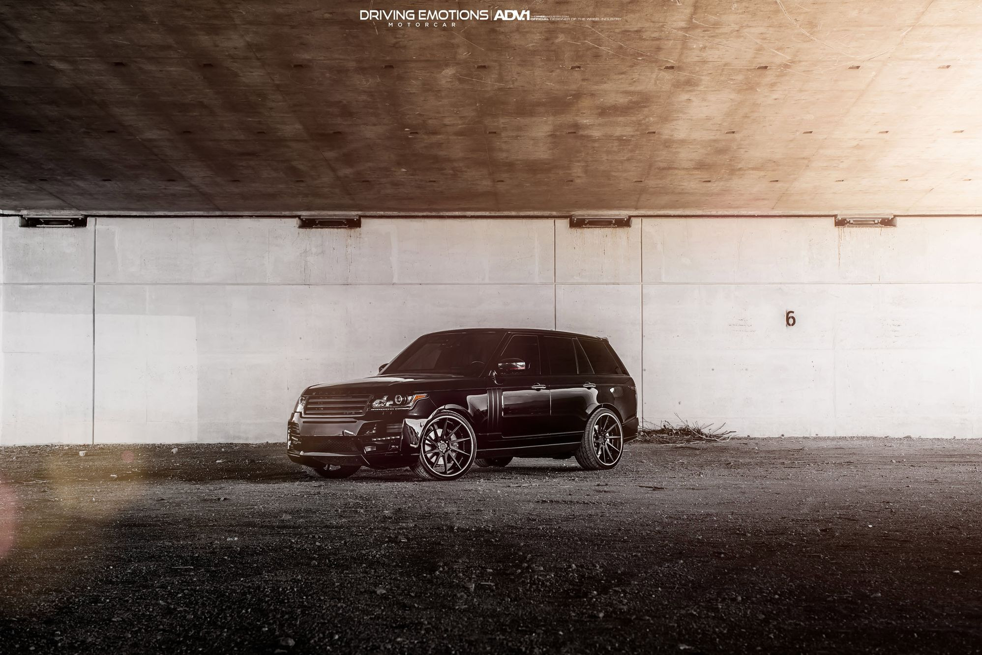 Black Range Rover with Custom ADV1 Rims - Photo by ADV.1