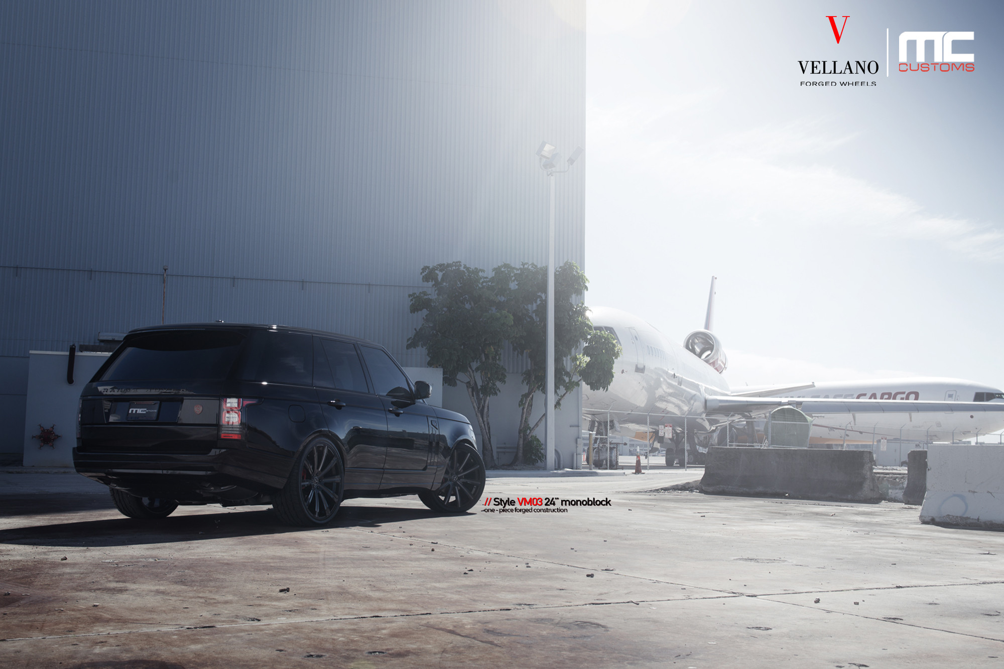 Black Range Rover with Aftermarket Taillights - Photo by Vellano