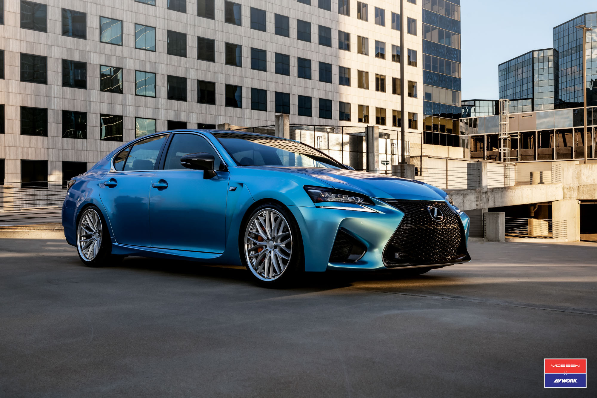Vossen Rims With WORK Lips on Lexus GS-F - Photo by Vossen