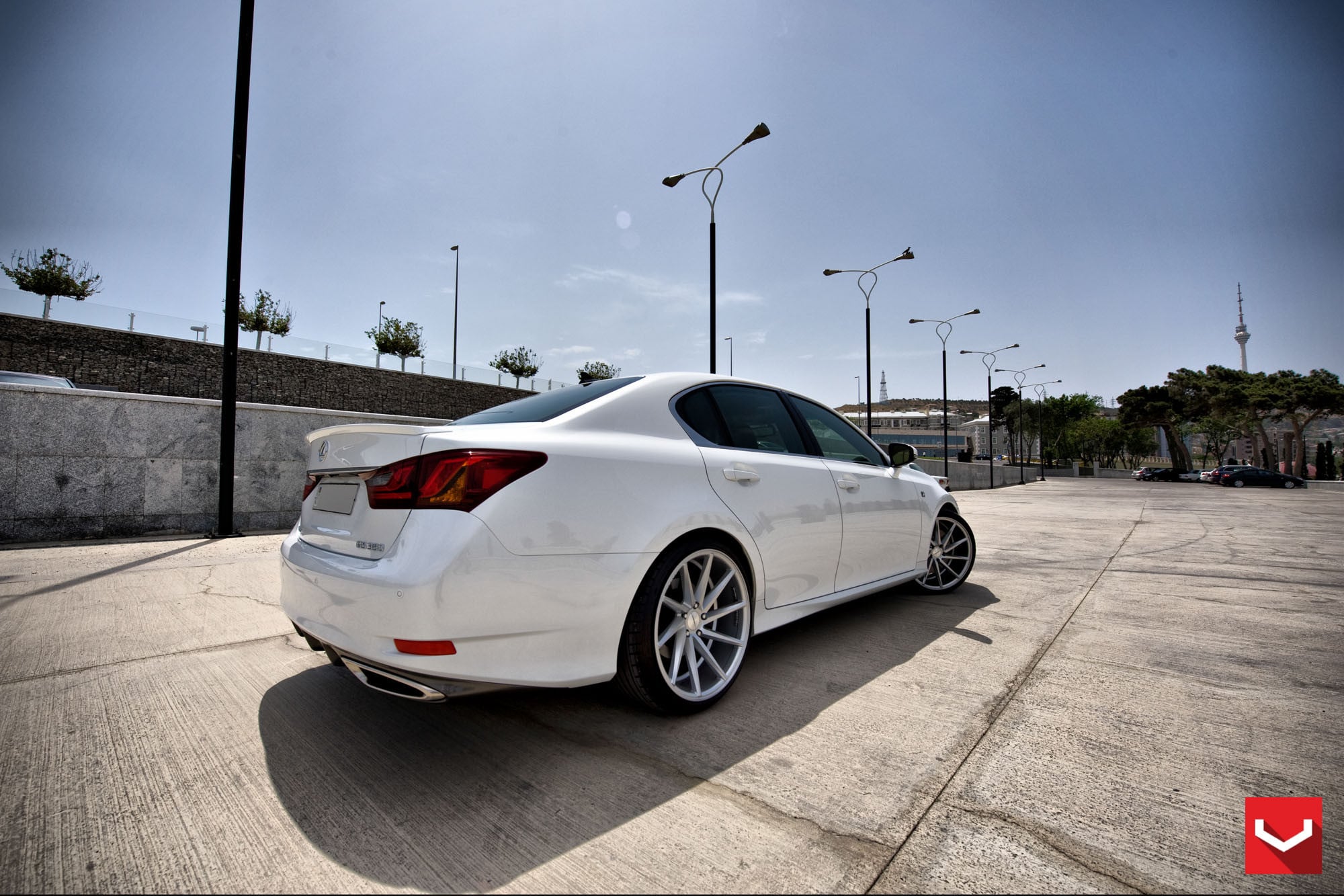Lexus GS Rear Lip Spoiler - Photo by Vossen