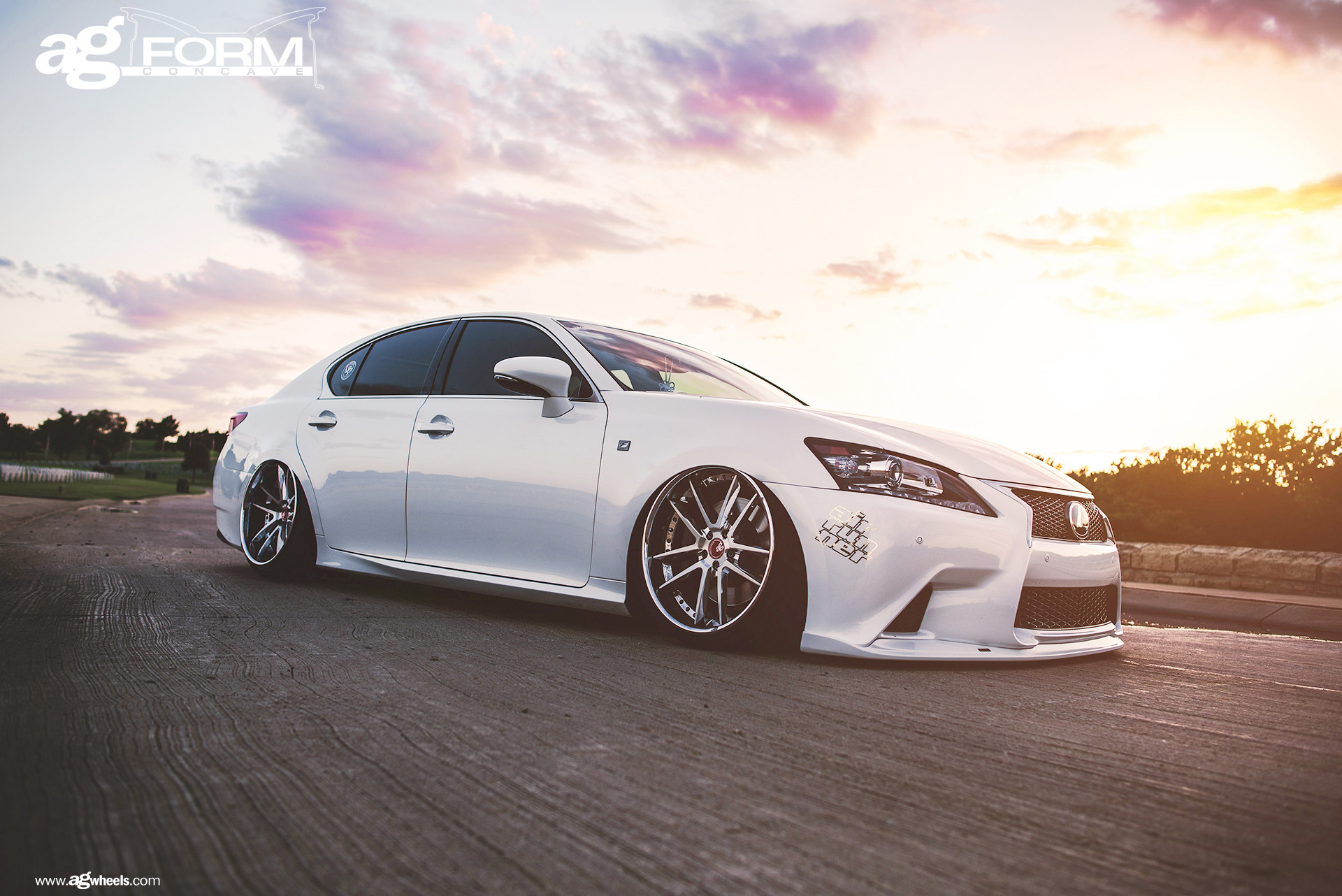 Slammed Lexus Gs350 - Photo by Avant Garde