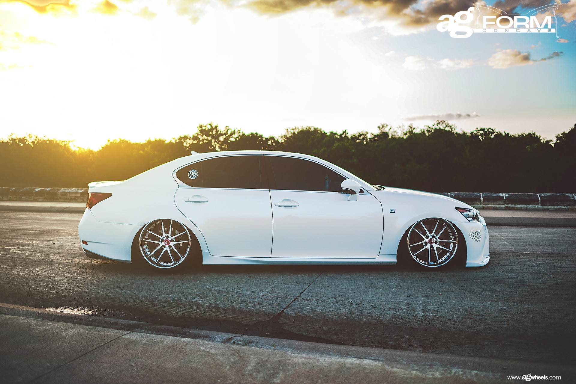 Stanced Lexus GS350 - Photo by Avant Garde