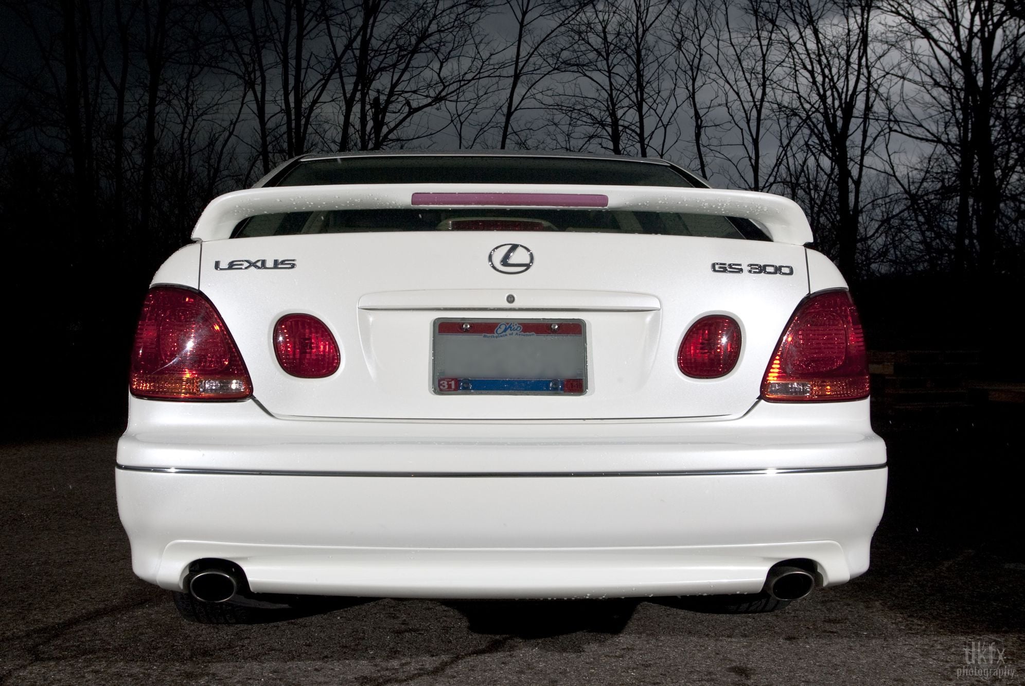 Custom Rear Diffuser on White Lexus GS 300 - Photo by dan kinzie