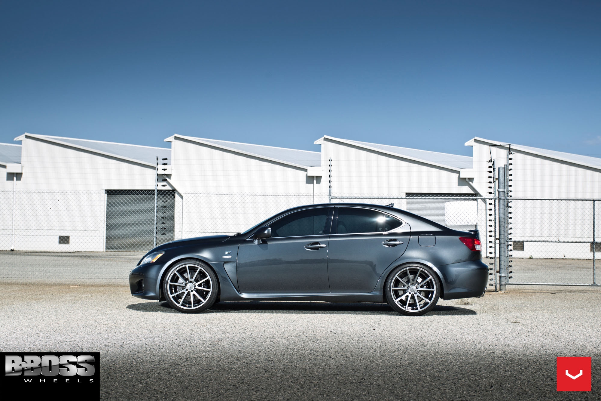 Lowered Lexus IS-F - Photo by Vossen