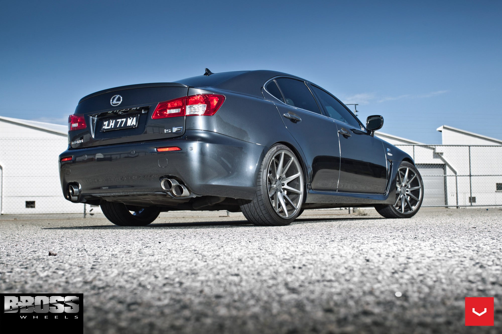 Lexus IS-F Performance Exhaust - Photo by Vossen