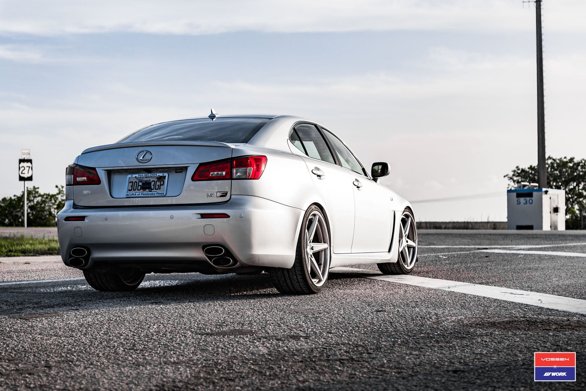 First Gen Lexus Is-F Rear Diffuser - Photo by Vossen