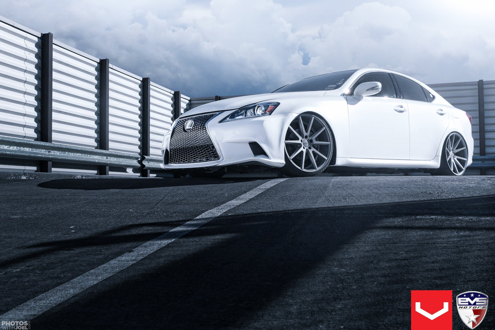 Dark Smoke VFS Vossen Rims on Lexus IS - Photo by Vossen