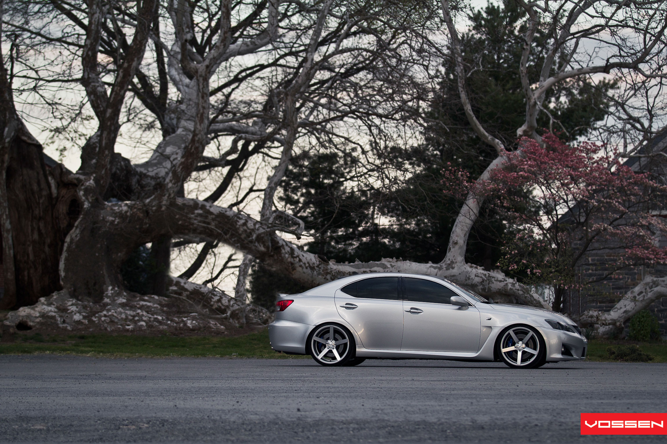 Vossen Rims with Blue Brembo Brakes on Lexus IS - Photo by Vossen