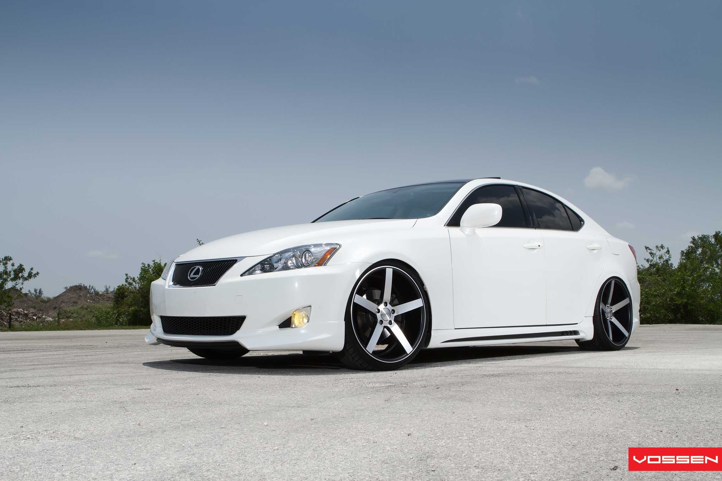 Lexus Lsx Custom Rim Ground Effects and Vossen Custom Rims Transform The Looks of Lexus IS ...