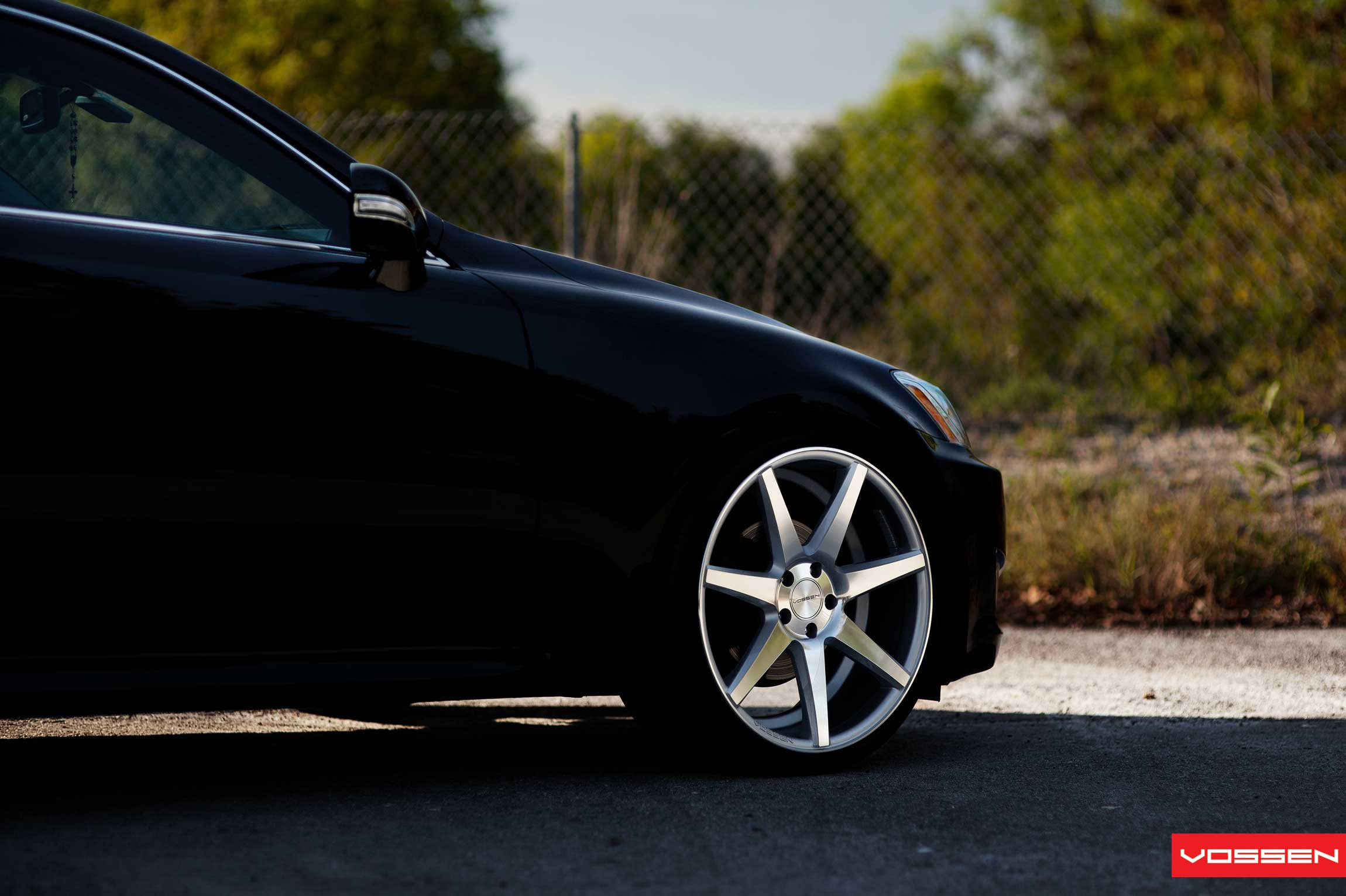 CV Vossen Rims on Custom Black Lexus IS - Photo by Vossen