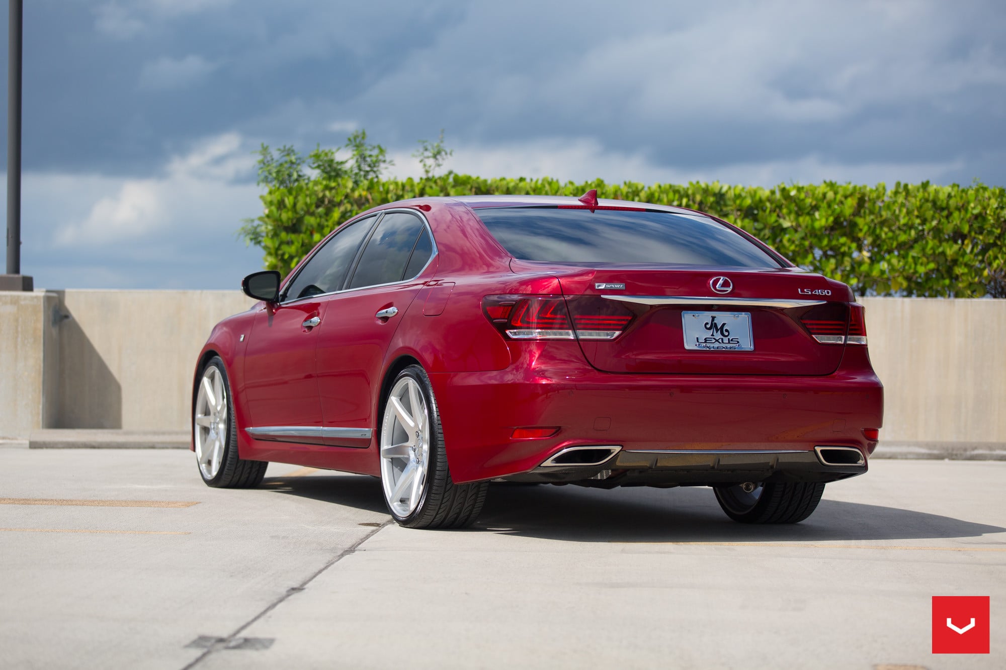 Lexus LS460 F-sport Exhaust - Photo by Vossen