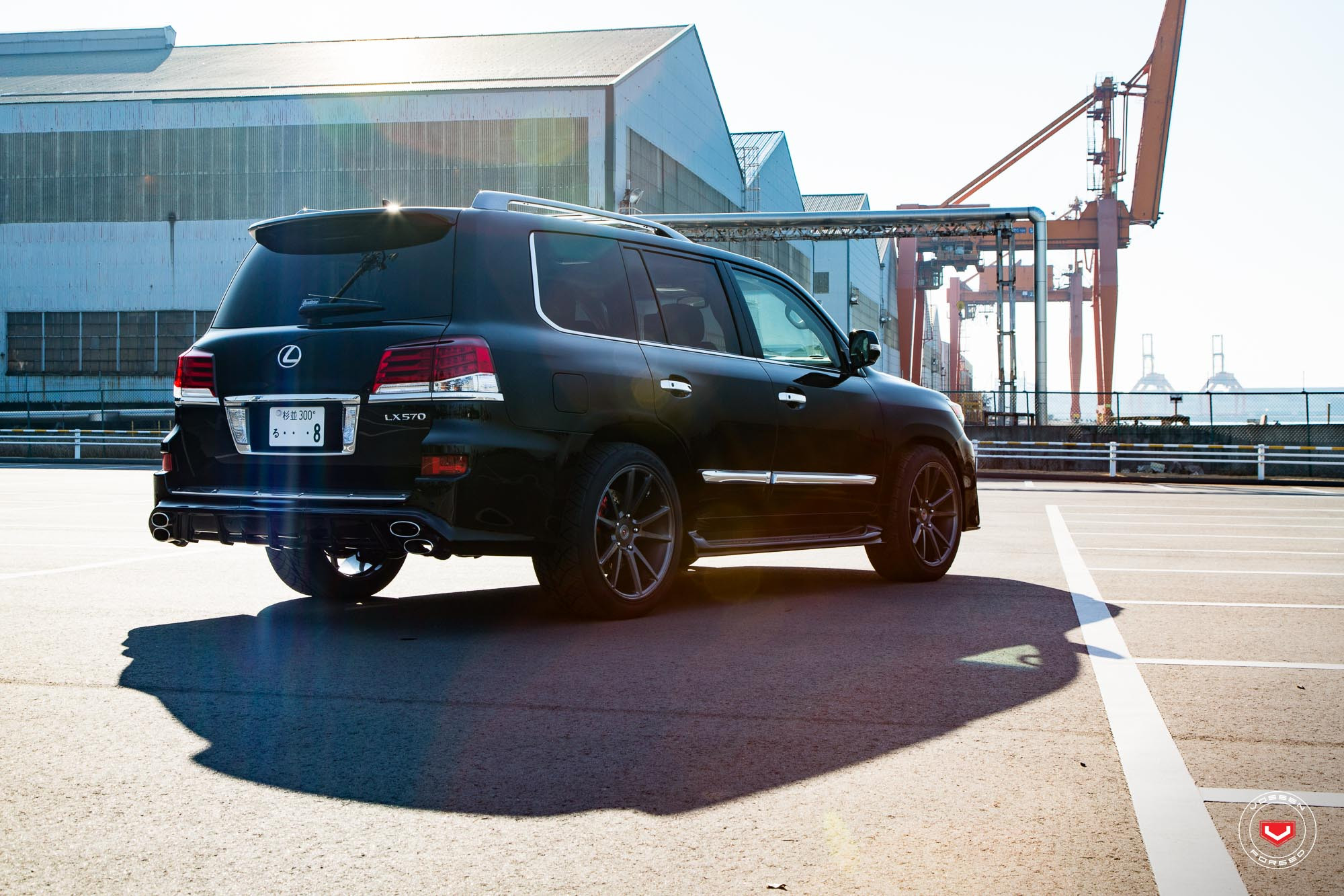 Lexus LX570 Performance Rear Diffuser - Photo by Vossen