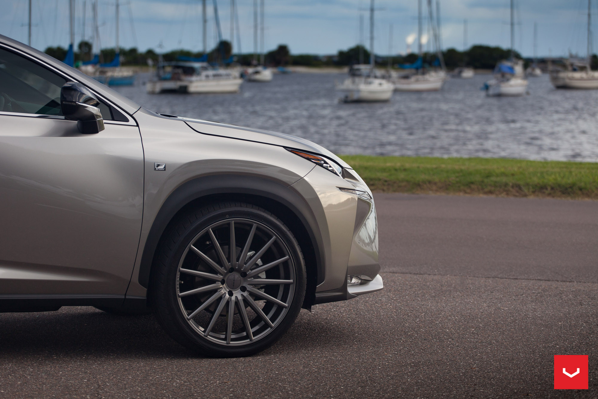 Lexus NX200 on Graphite Vossen Rims - Photo by Vossen