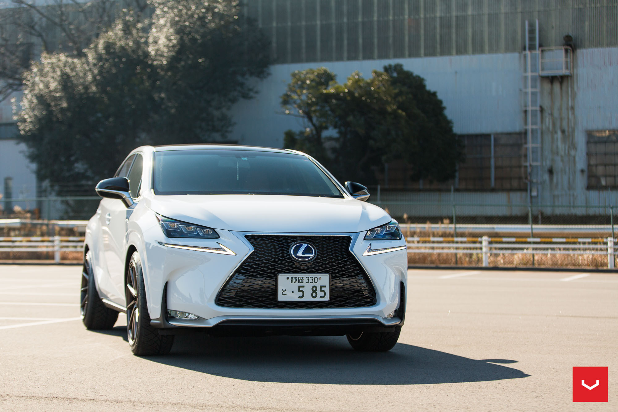 Diamond White Lexus NX on Vossen VVSCVT Wheels - Photo by Vossen