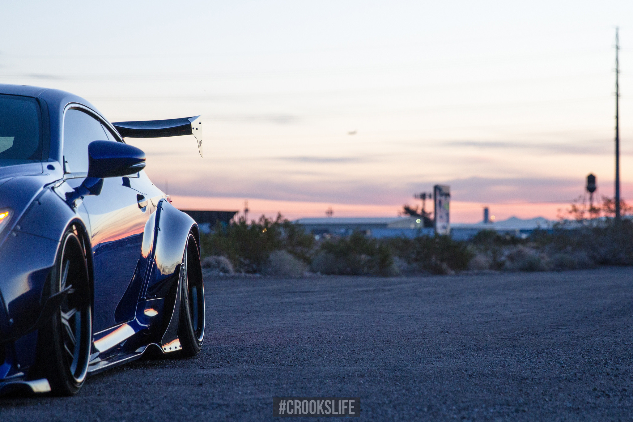 Color Matched Widebody Fender Flares on Lexus RC - Photo by Jimmy Crook