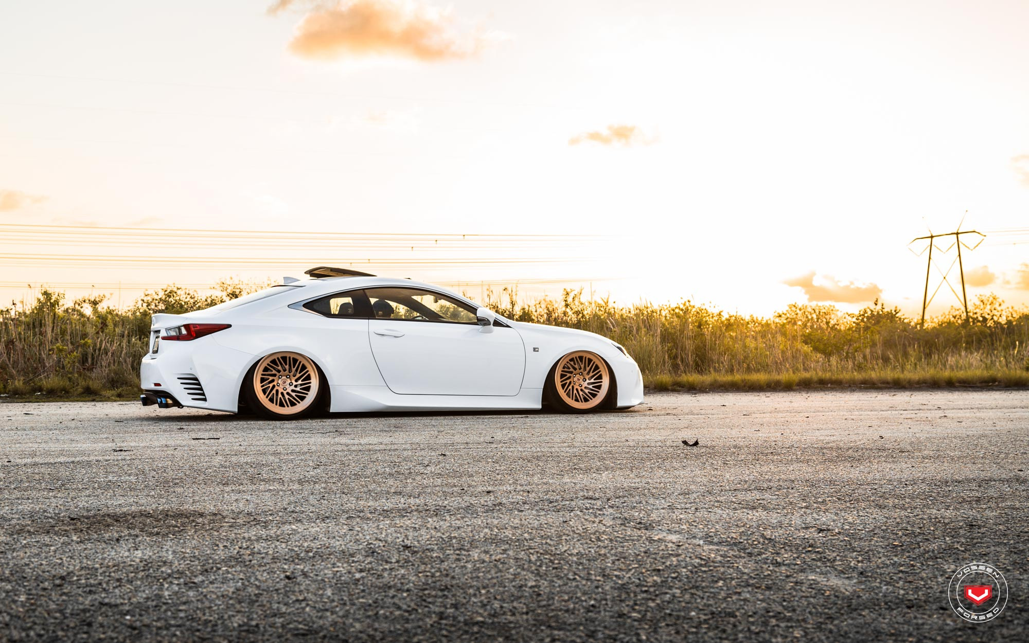 Lexus RC with Bronze Forged Vossen Wheels - Photo by Vossen
