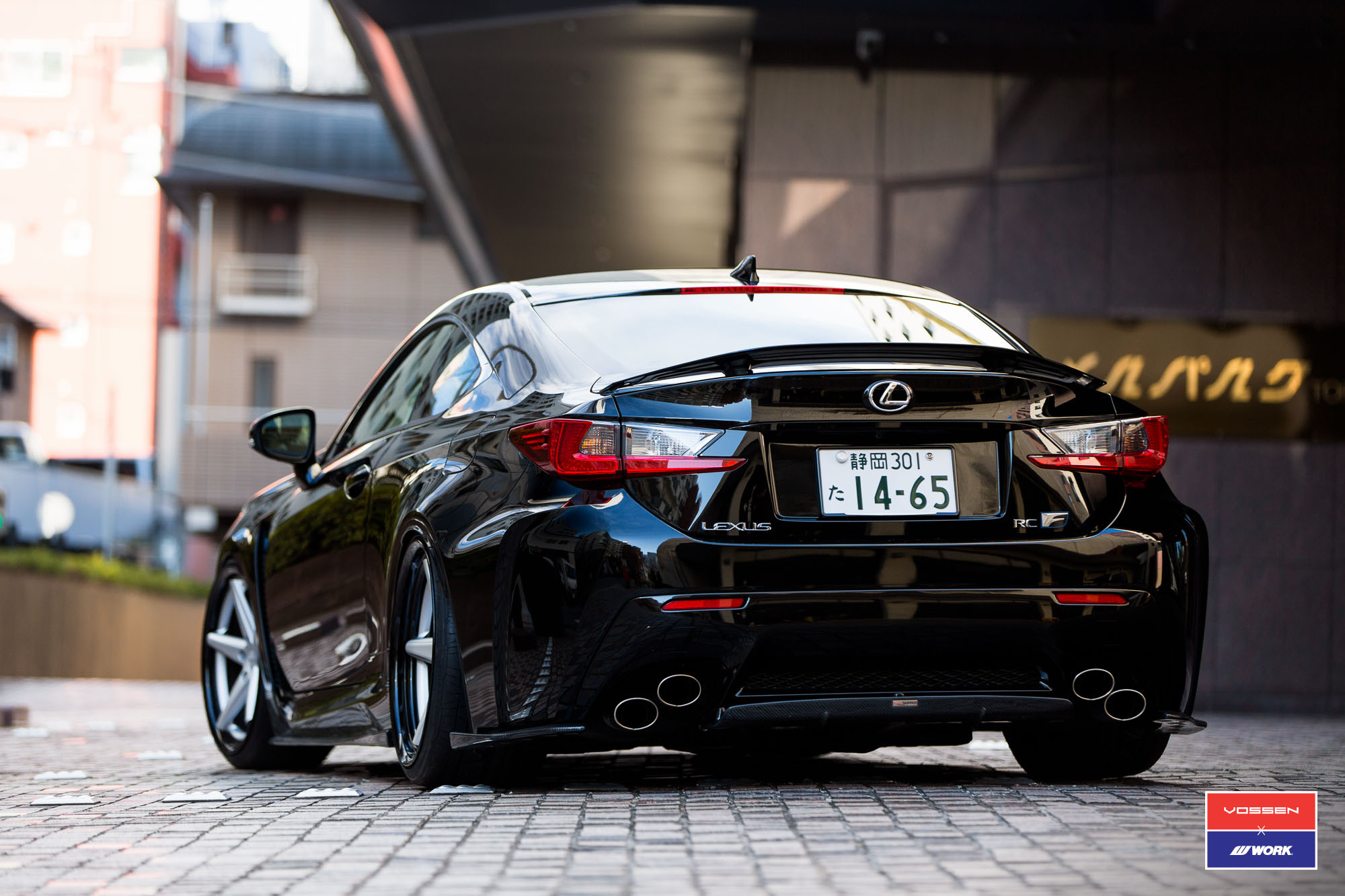 Lexus RC F with Custom Exhaust System - Photo by Vossen