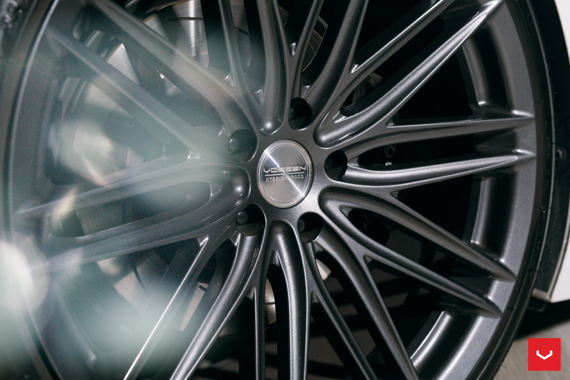 Hybrid Forged Vossen Rims on White Lexus RC - Photo by Vossen