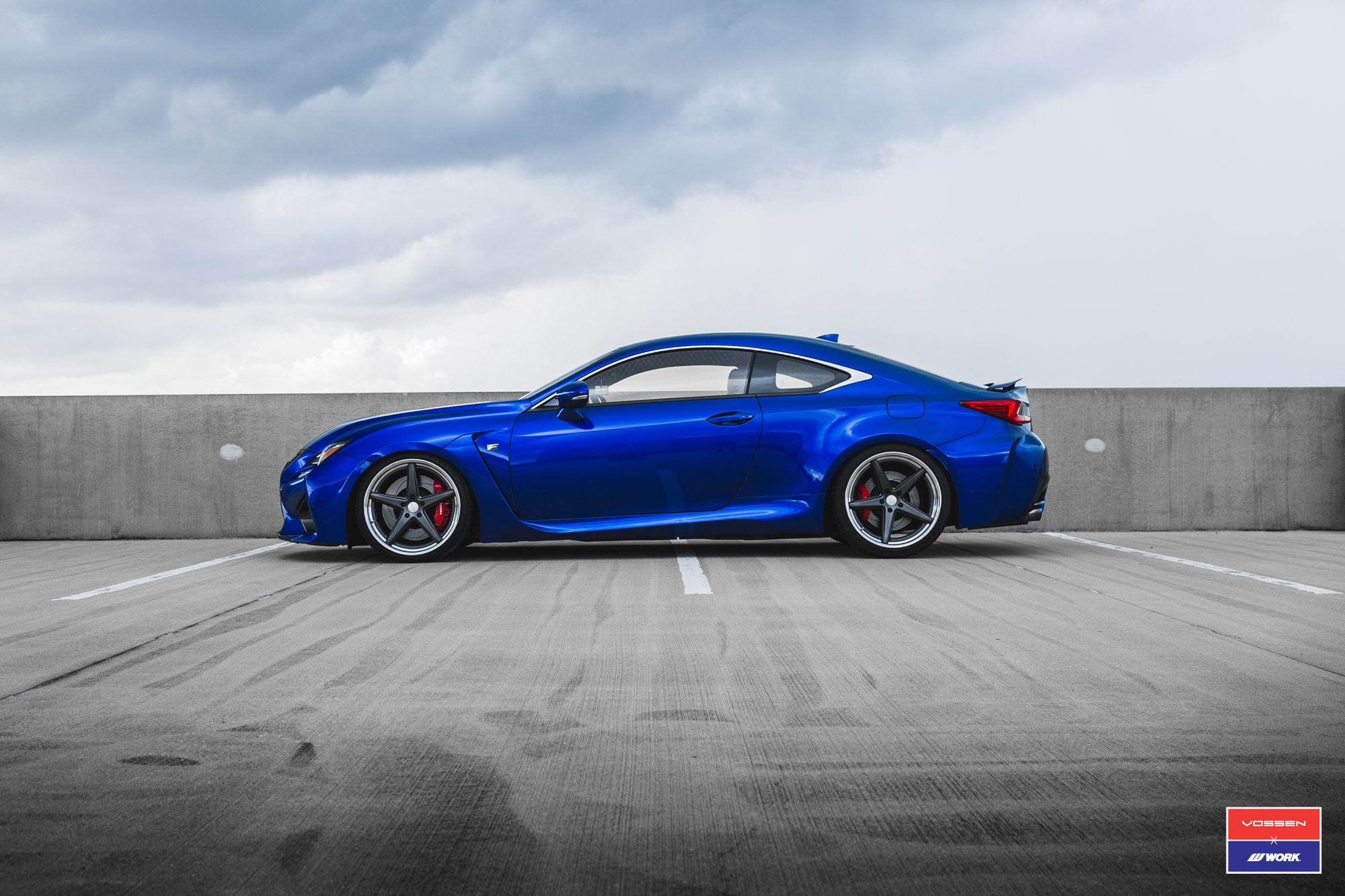 Lexus RC-F With Red Brake Calipers - Photo by Vossen