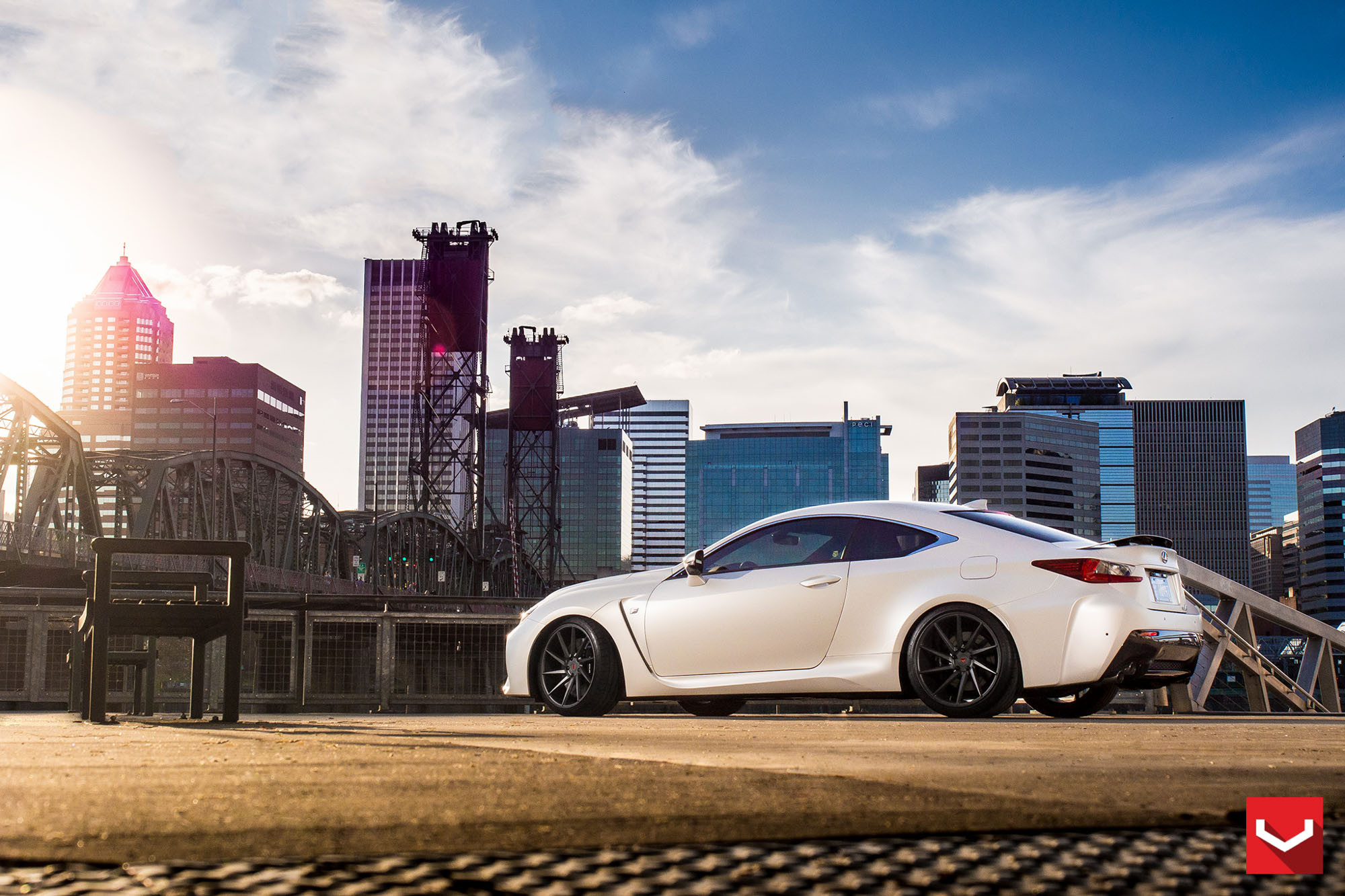 Black Forged VPS Vossen Rims on Lexus RC - Photo by Vossen