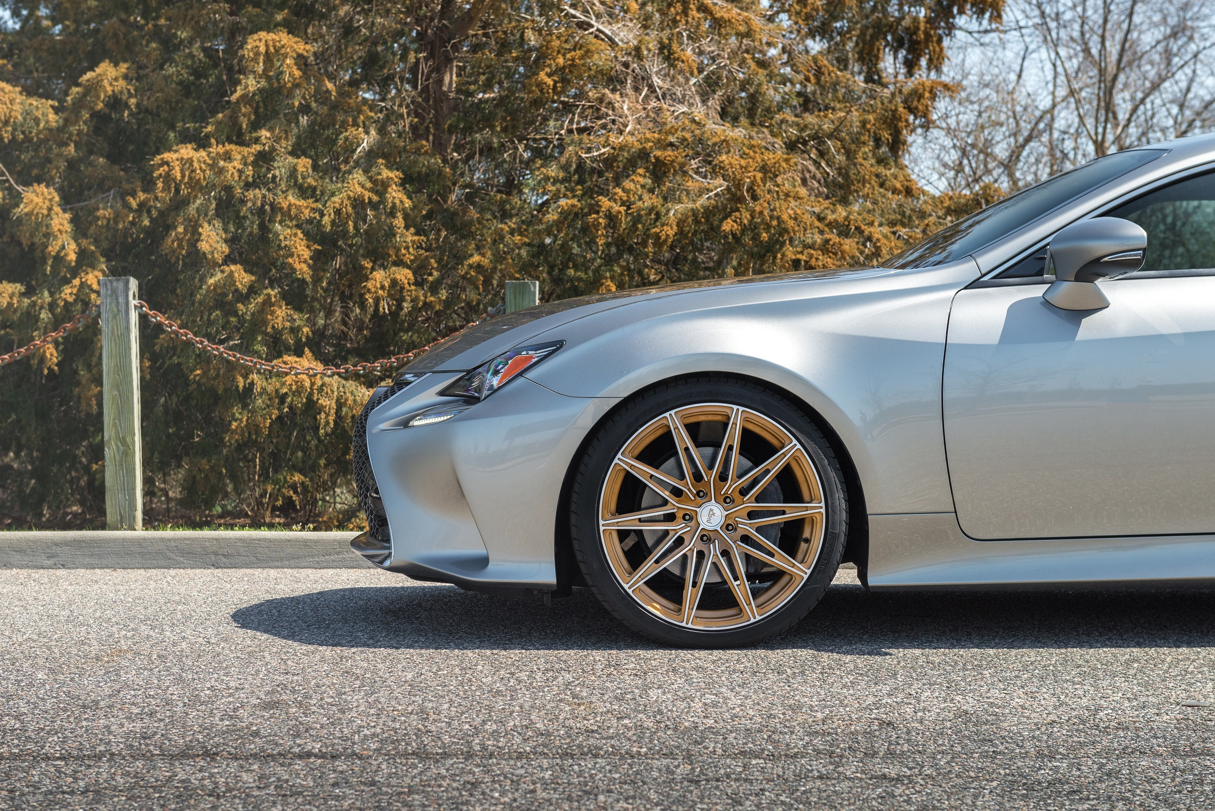 Forged Savona Niche Rims on Silver Lexus RC - Photo by Niche