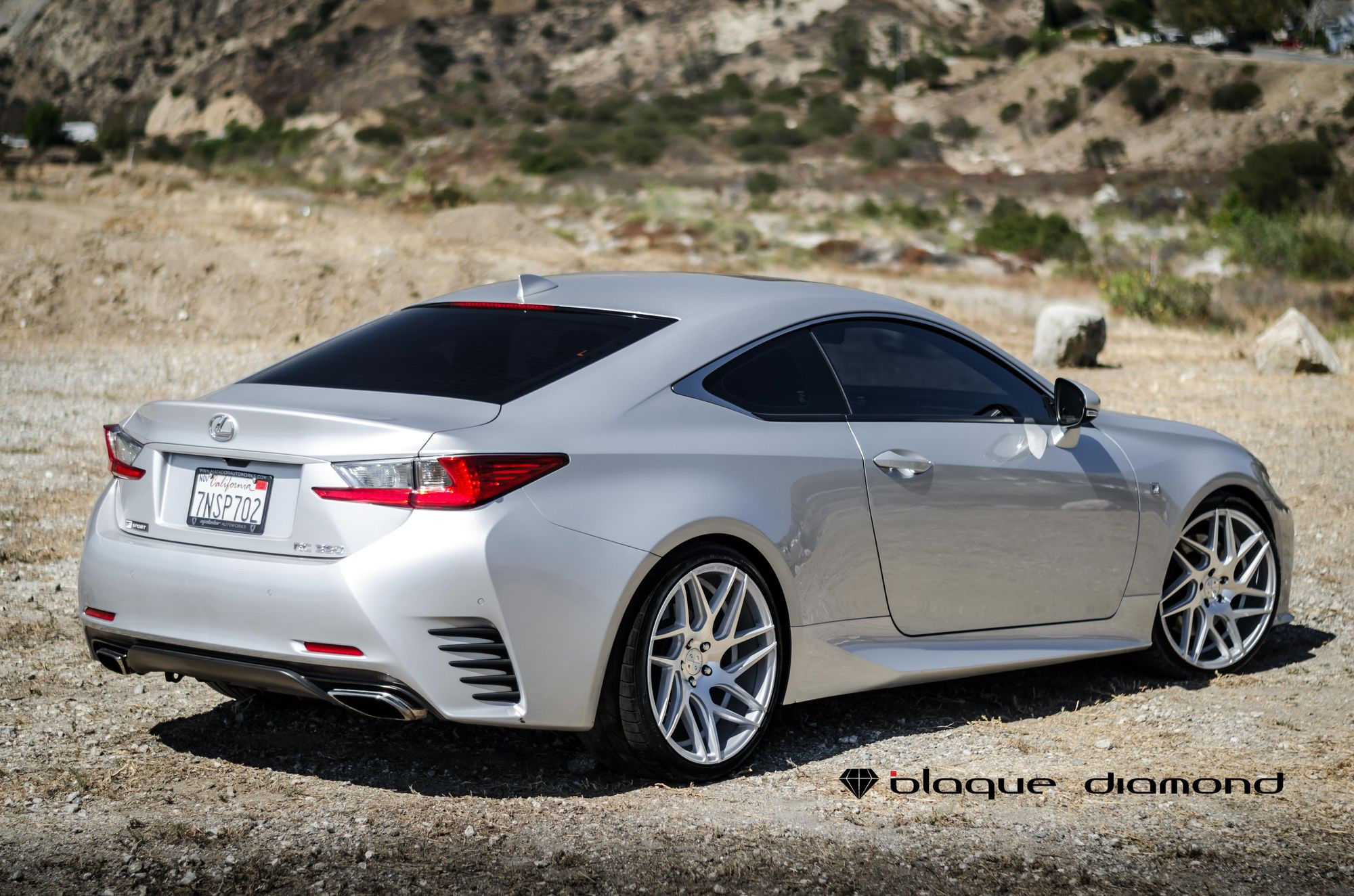 Aftermarket Rear Bumper on Silver Lexus RC - Photo by Blaque Diamond