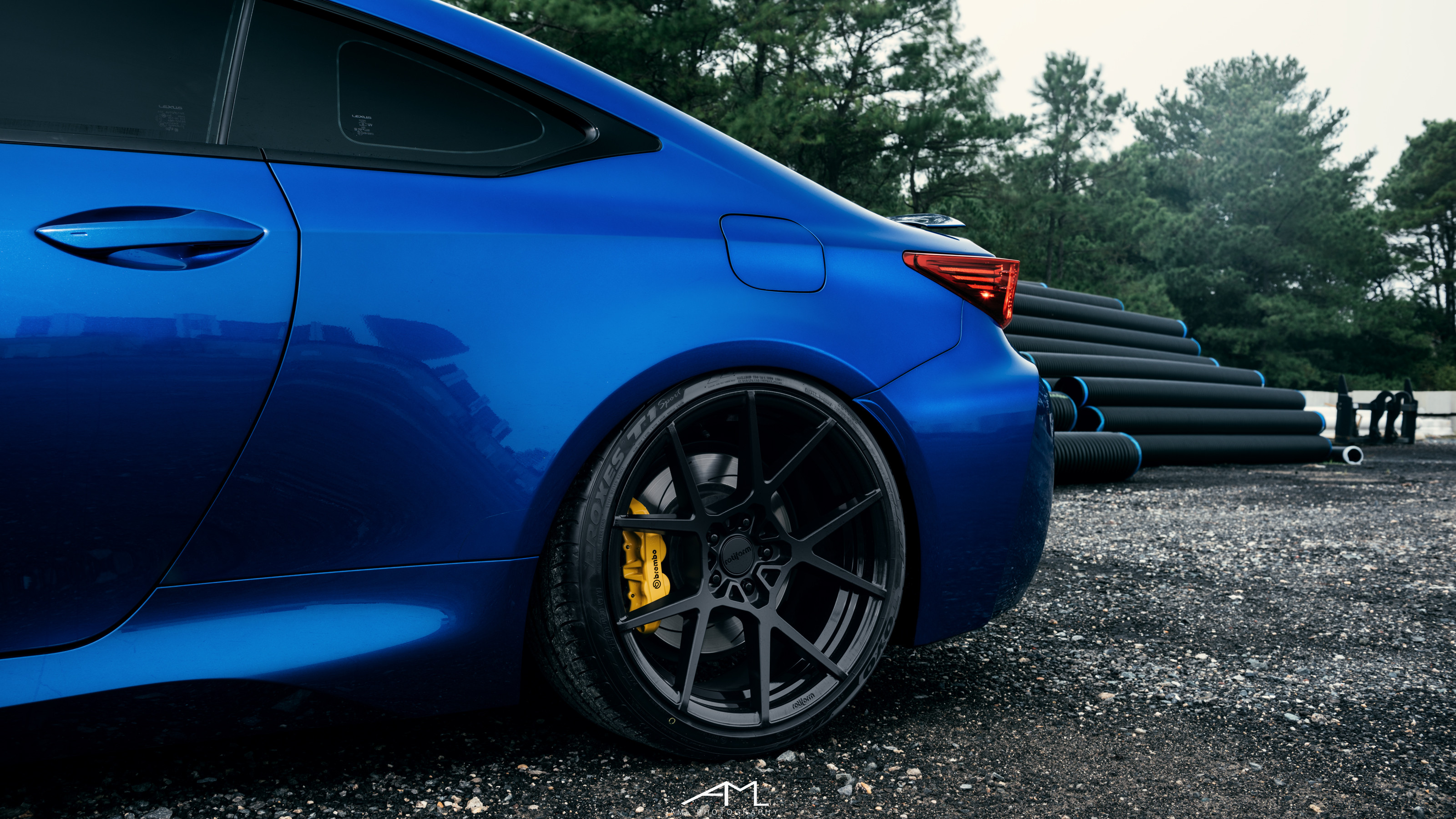 Custom Blue Lexus RC with Toyo Tires - Photo by Arlen Liverman