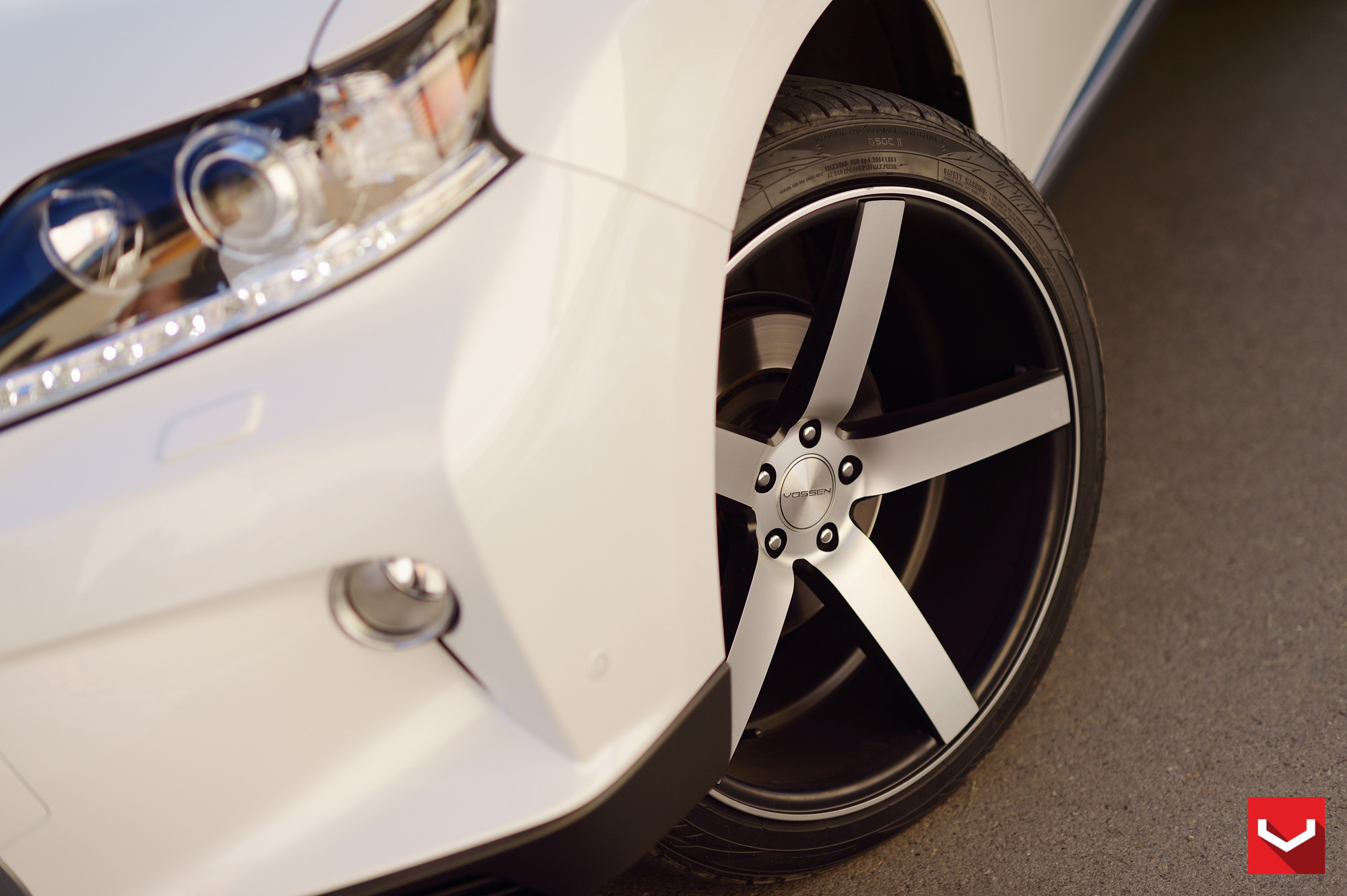 Chrome CV Vossen Wheels on Lexus RX - Photo by Vossen