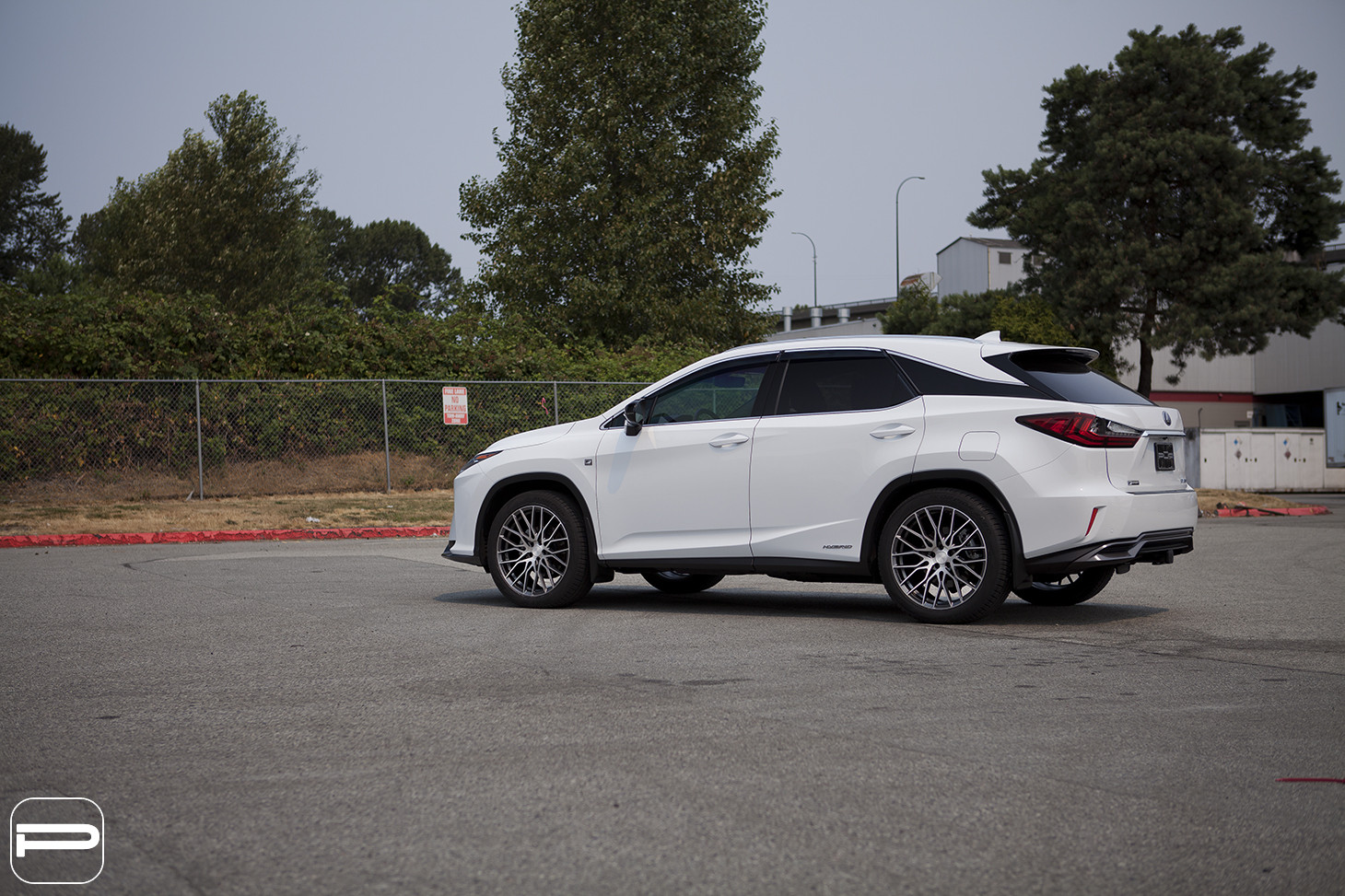 White Lexus RX with Custom Silver PUR Wheels - Photo by PUR Wheels