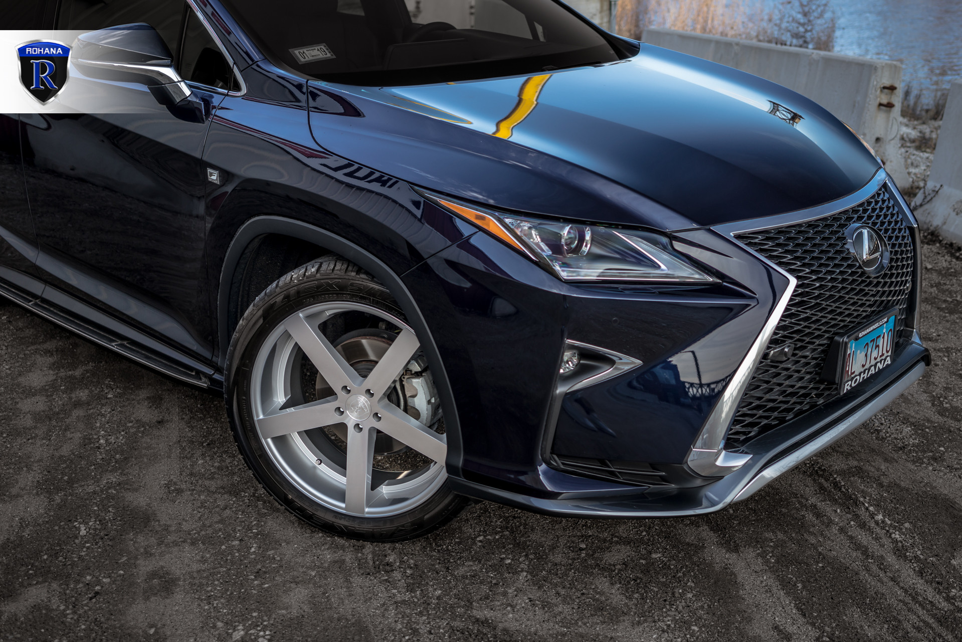 Lexus Rx Black Rims Black Lexus RX 350 on Chrome Rohana Wheels Wrapped in Falken Ziex Tires ...