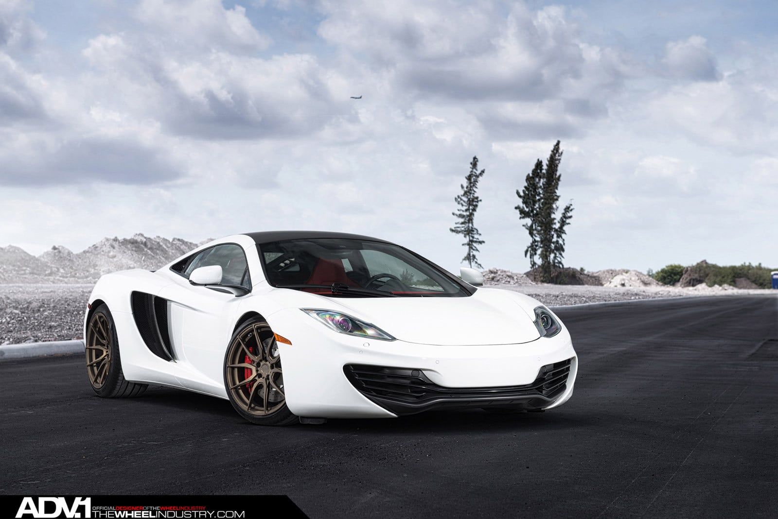 Lowered Mclaren 12c With Bronze Custom Wheels - Photo by ADV.1