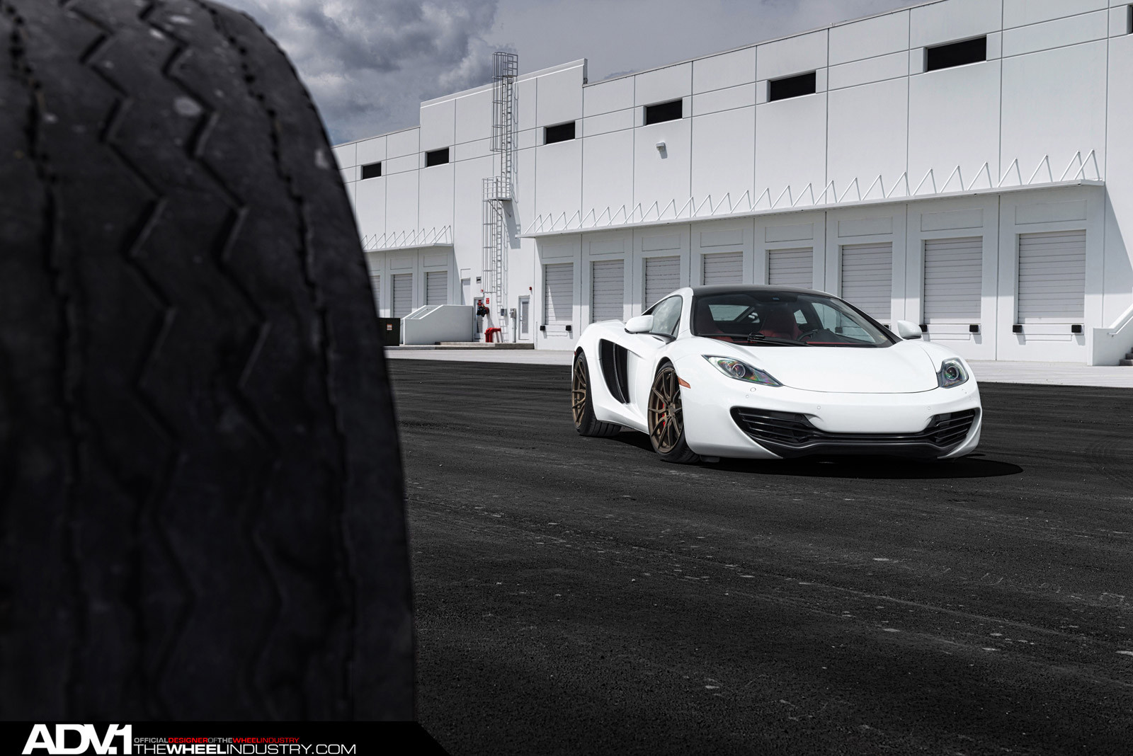 Mclaren 12c Stock Front Bumper - Photo by ADV.1