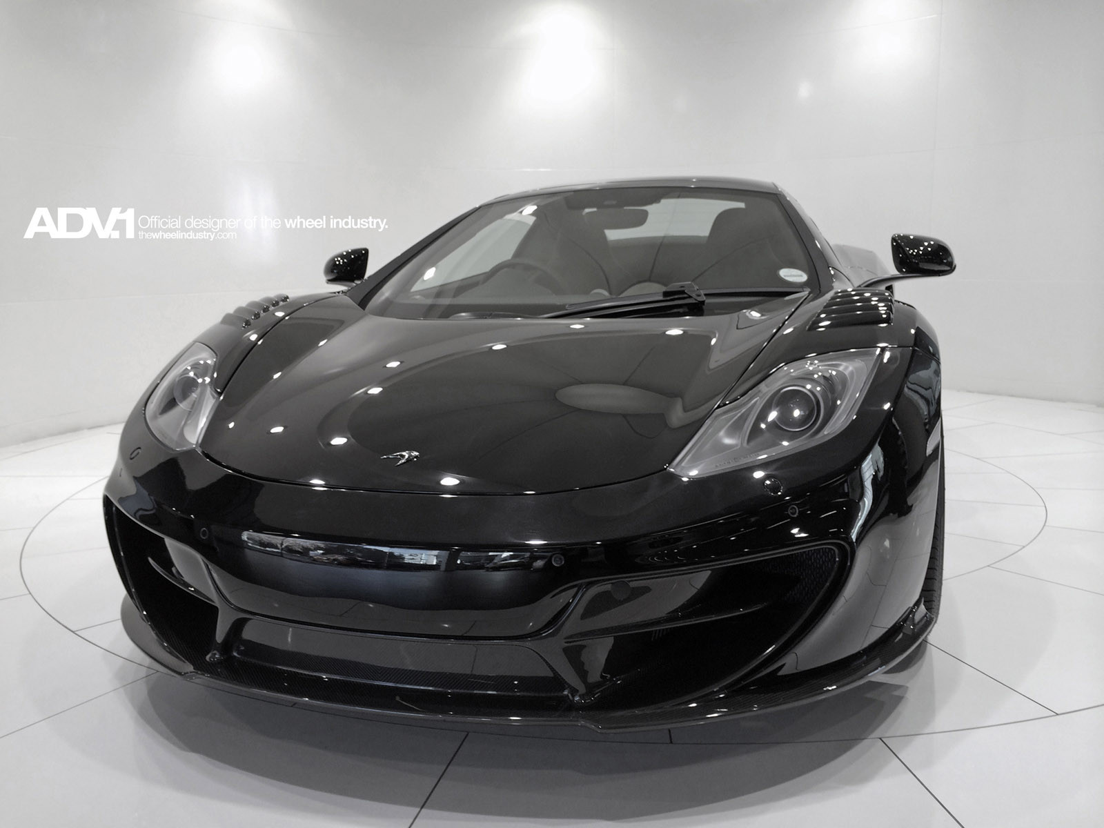 Stunning Black Mclaren 12c Roadster - Photo by ADV.1