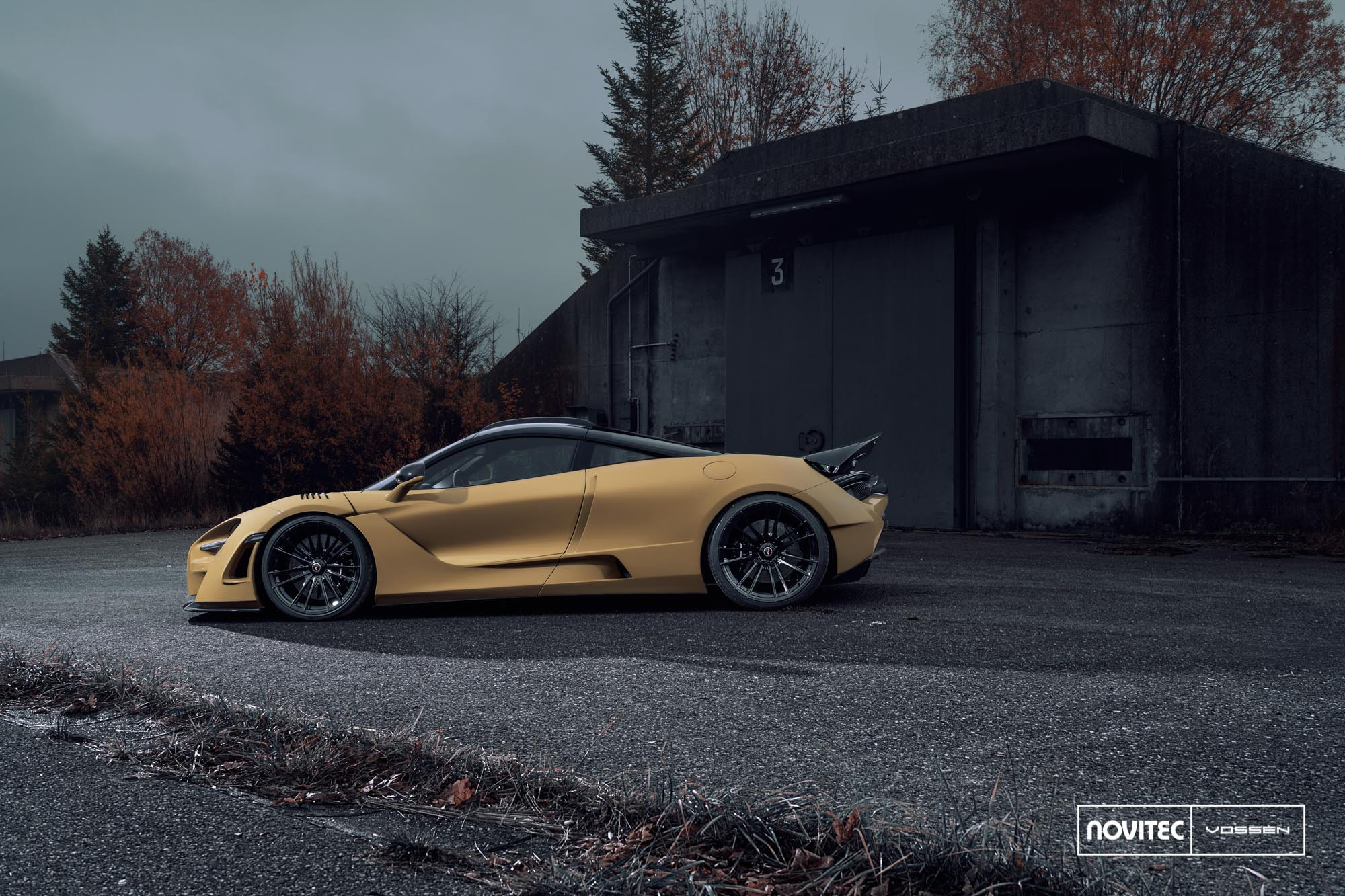 Vossen Wheels on Tan McLaren 720S - Photo by Vossen Wheels
