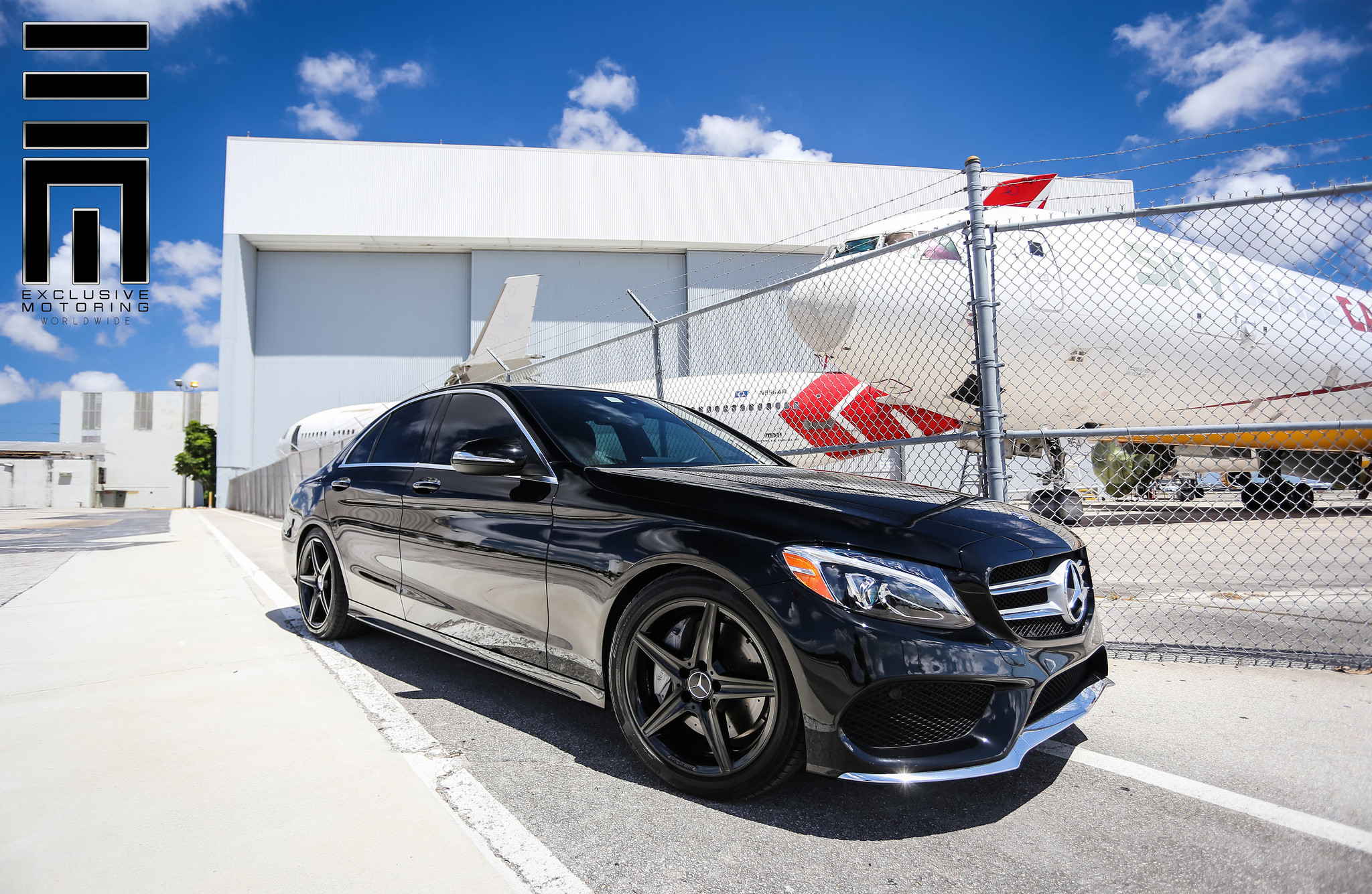 All Black Mercedes C-Class - Photo by Exclusive Motoring
