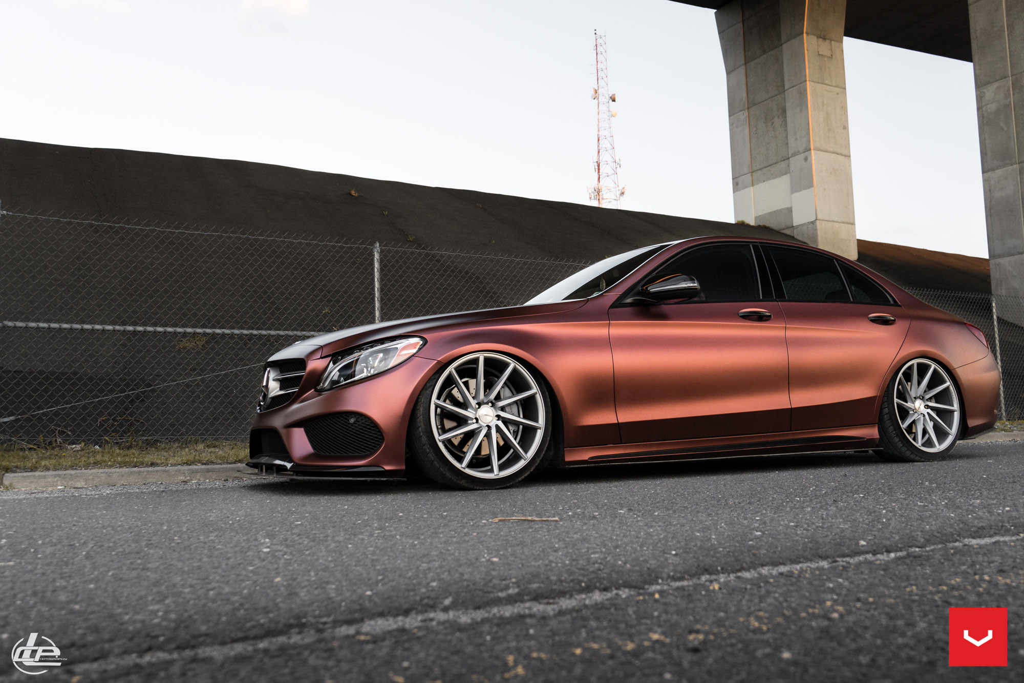 Mercedes C-Class AMG Front Bumper - Photo by Vossen