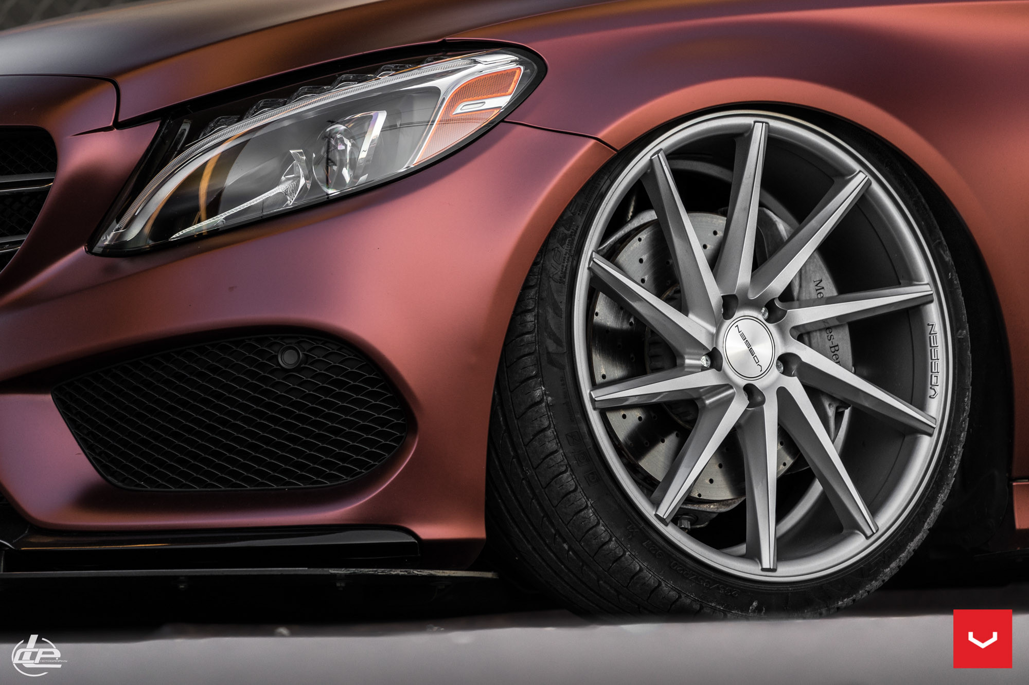 Vossen VVSCVT on Mercedes C-Class Sedan - Photo by Vossen