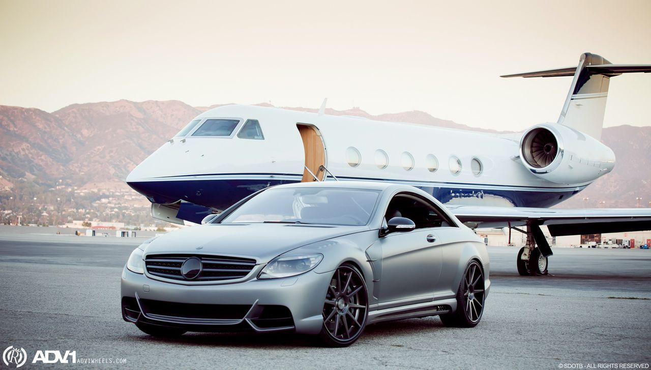 Matte Mercedes CL63 AMG With Exterior Mods - Photo by ADV.1