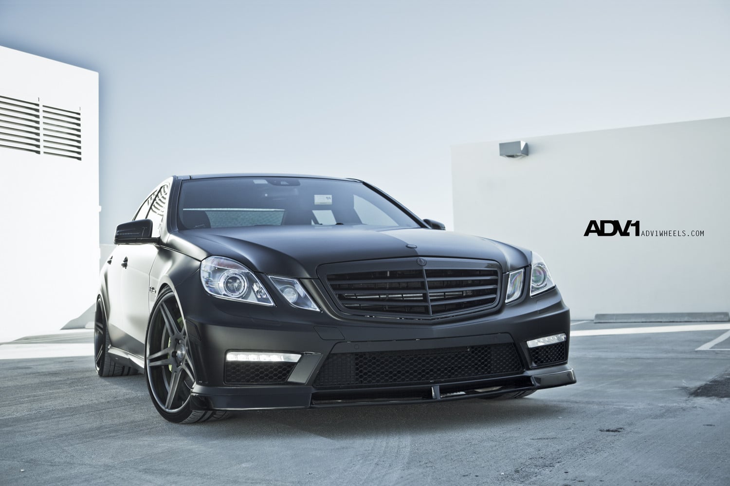 E63 AMG Black Hawk on Custom Rims - Photo by ADV.1