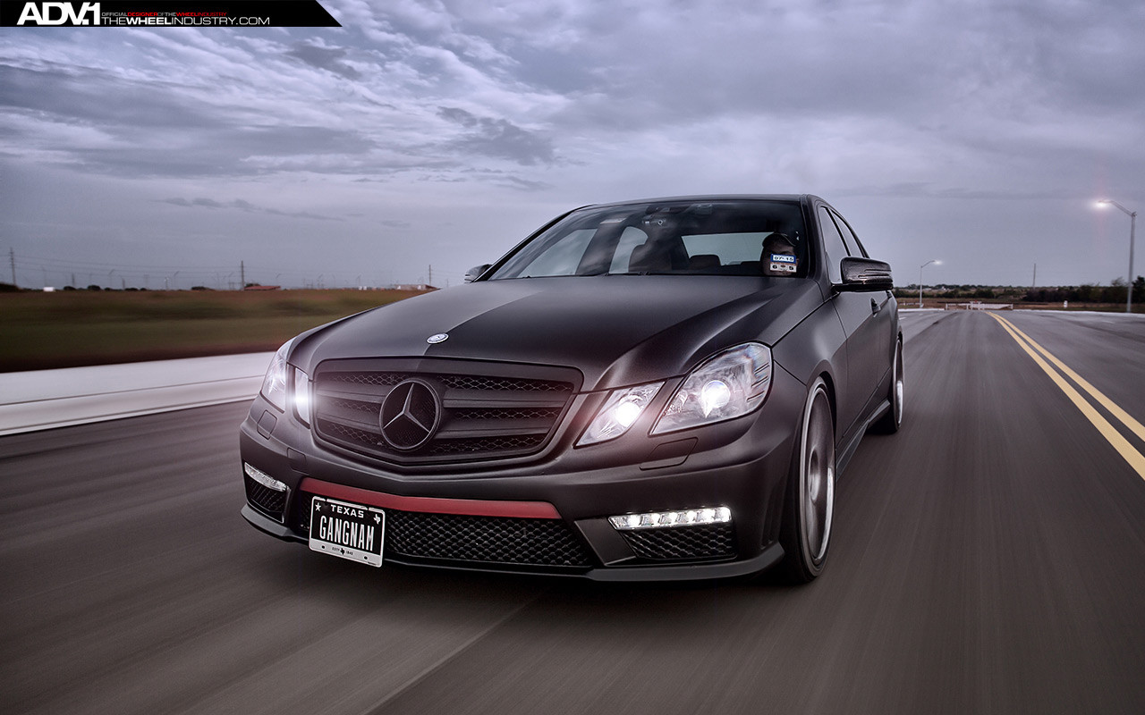 Matte Black AMG Bandit with White Tire Decals - Photo by ADV.1
