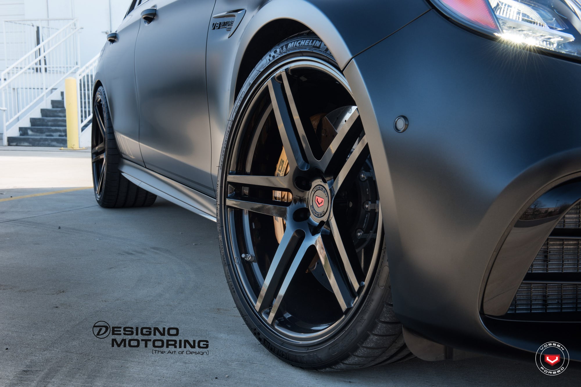 Sinister Never Looked So Good: Matte Black Mercedes E Class with Custom ...