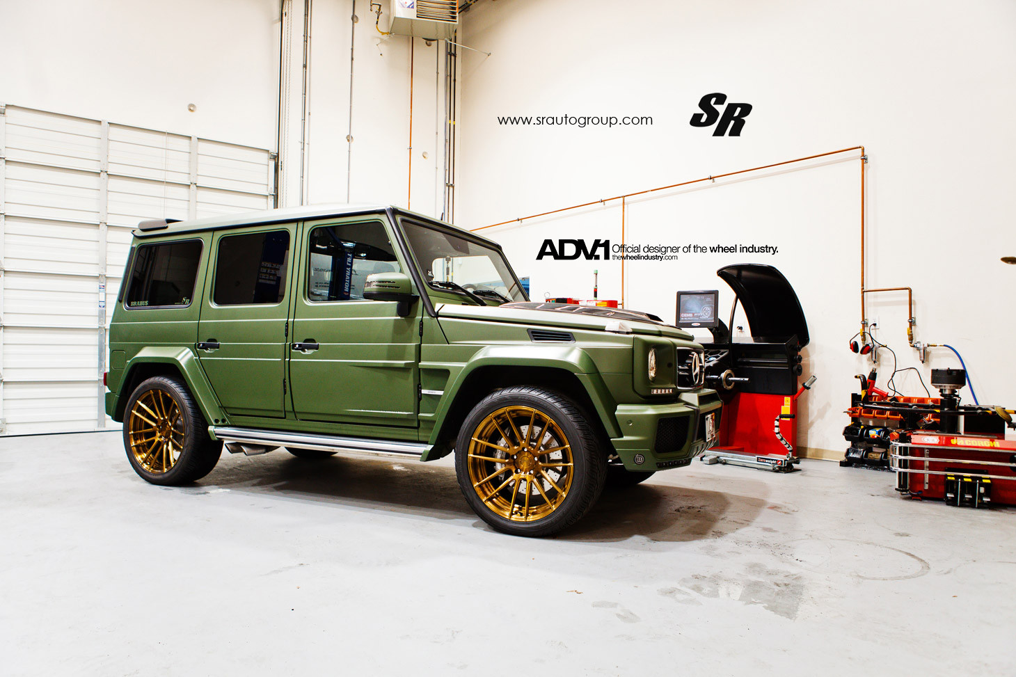 Military Green Mercedes G-Wagen - Photo by ADV.1