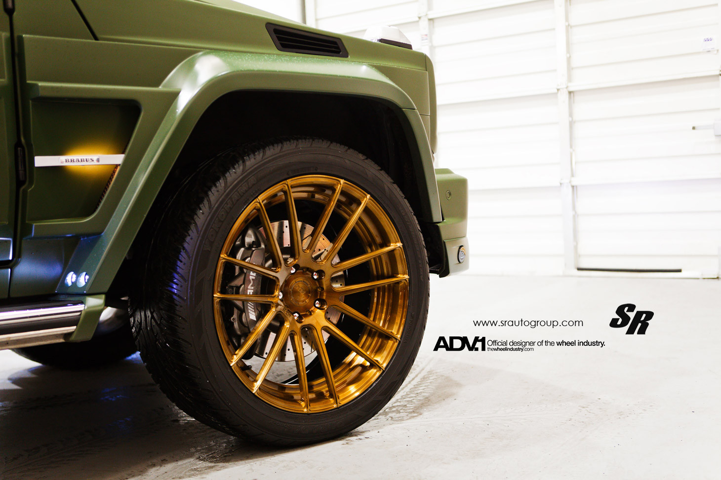 ADV1 Dark Gold Custom Wheels - Photo by ADV.1