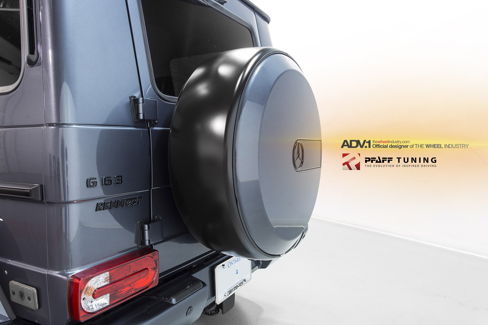 Mercedes G-Class Barn Door With a Spare Tire - Photo by ADV.1